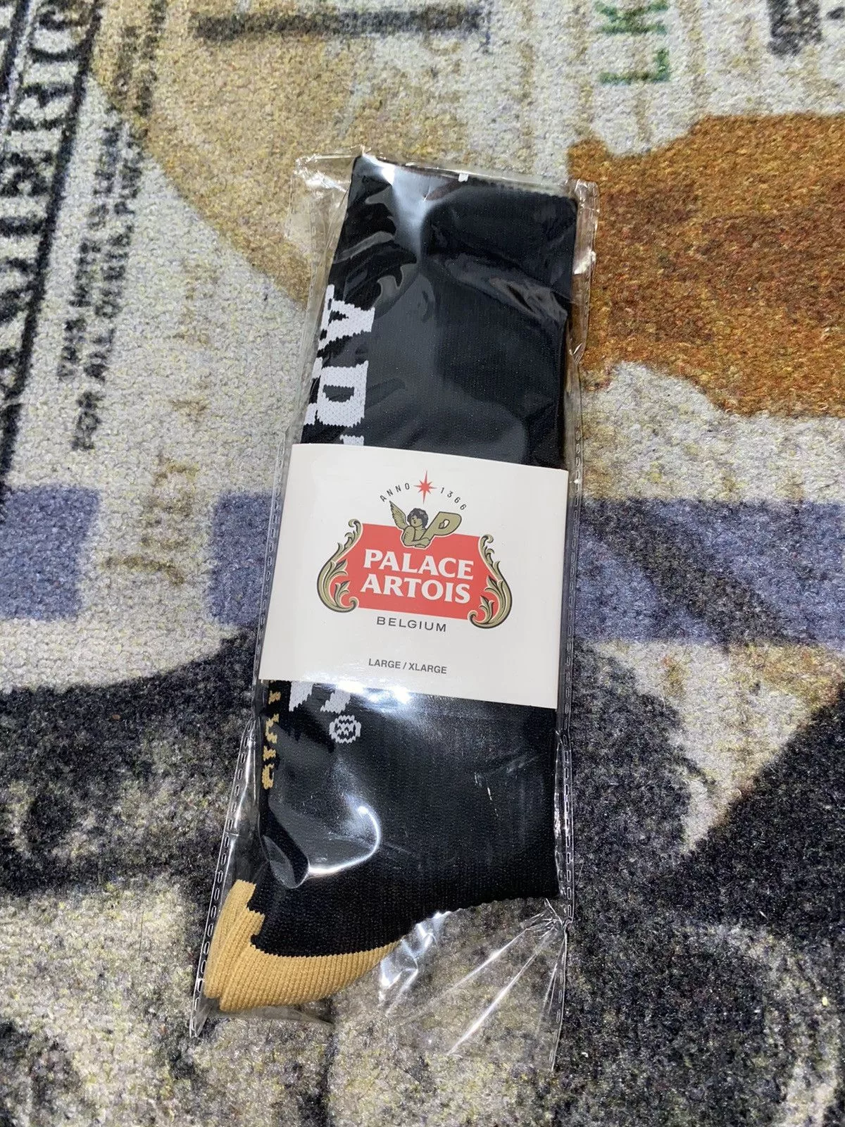 Palace Socks Underwear Palace x Stella Artois Court Sock (LARGE/XLARGE) Black