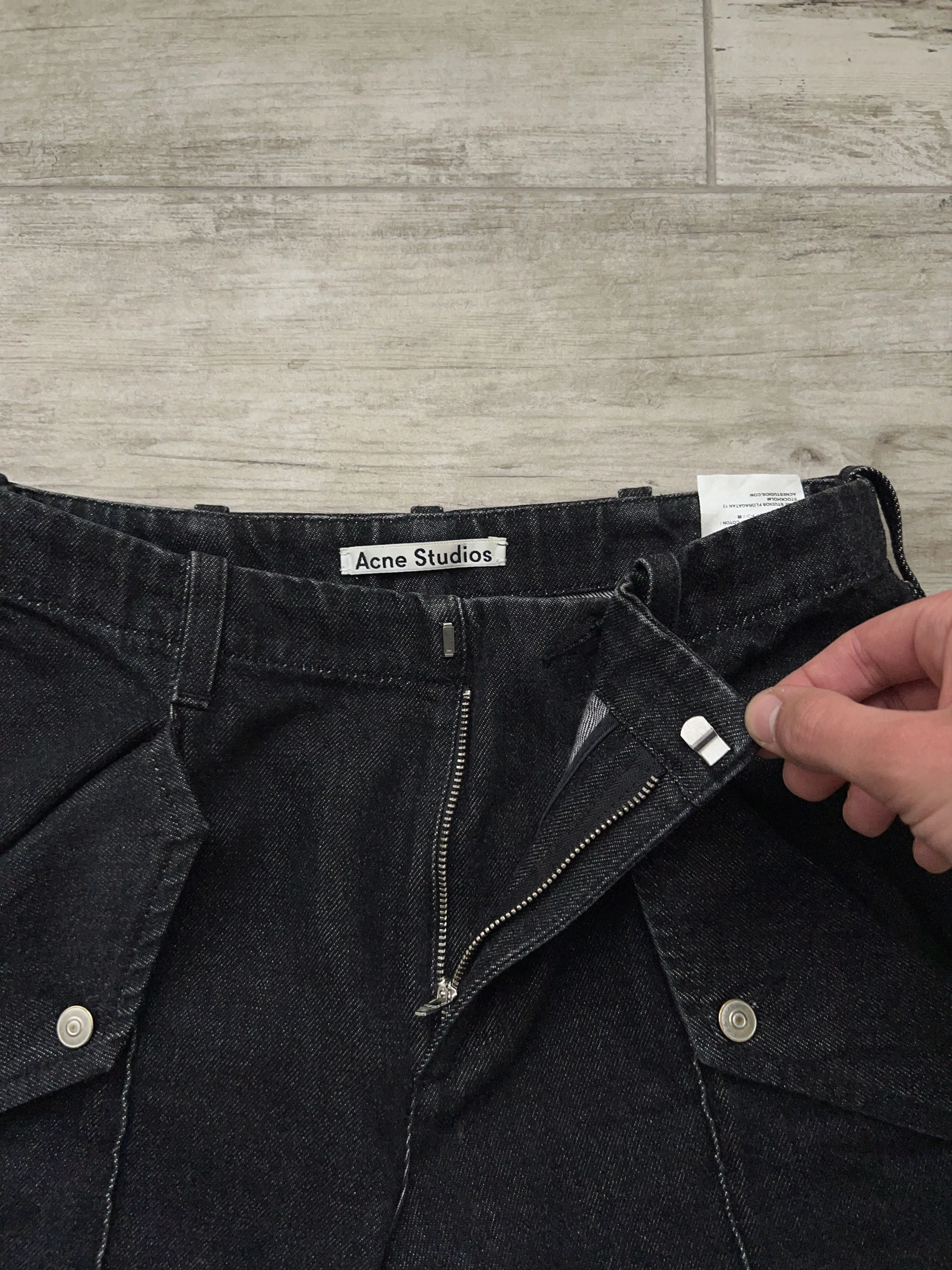 Acne Studios Jeans Acne Studios Womens Flared Jeans Denim Pants Size 36 US 8 UK 4 IT 42 XS-S Black Luxury