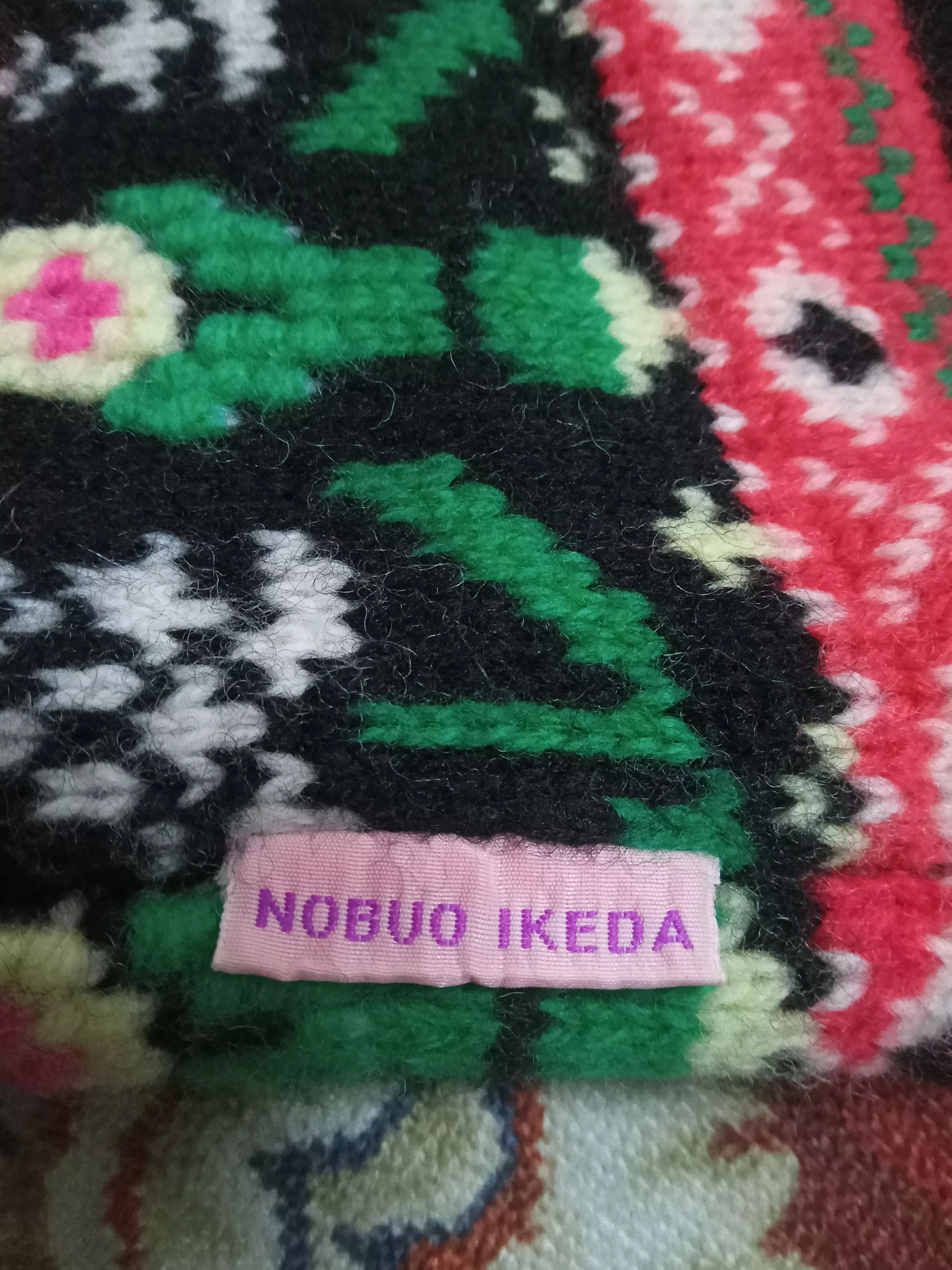 Designer Jackets Designer I.N.Express By Nobuo Ikeda Wool Jacket Multi