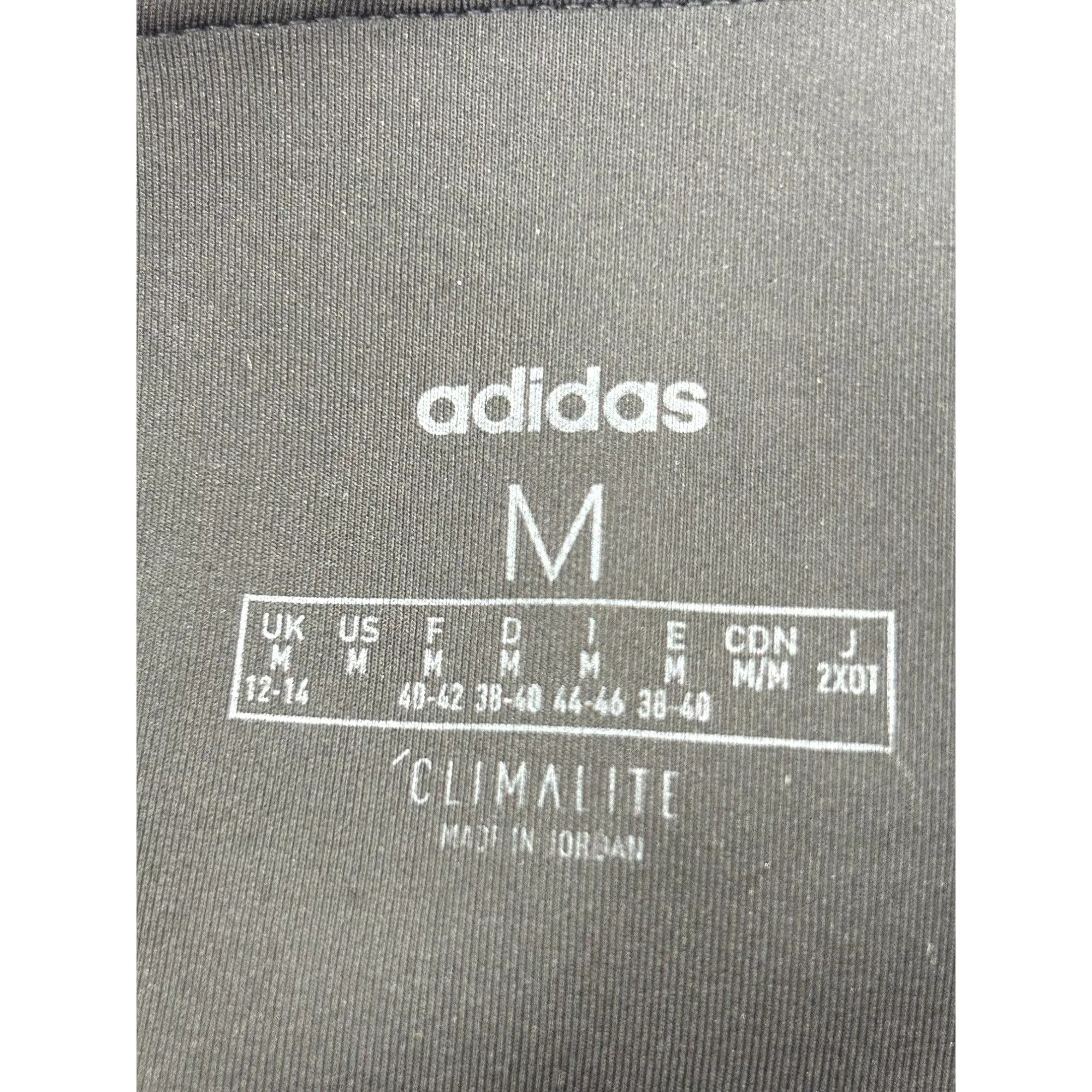Adidas Leggings Adidas Women Cropped Leggings Climalite Black White Stripes