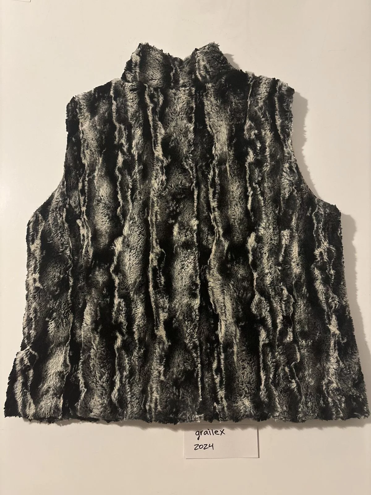 Other Vests Other Faux Fur Vest Cheetah Print Interior Multi Streetwear