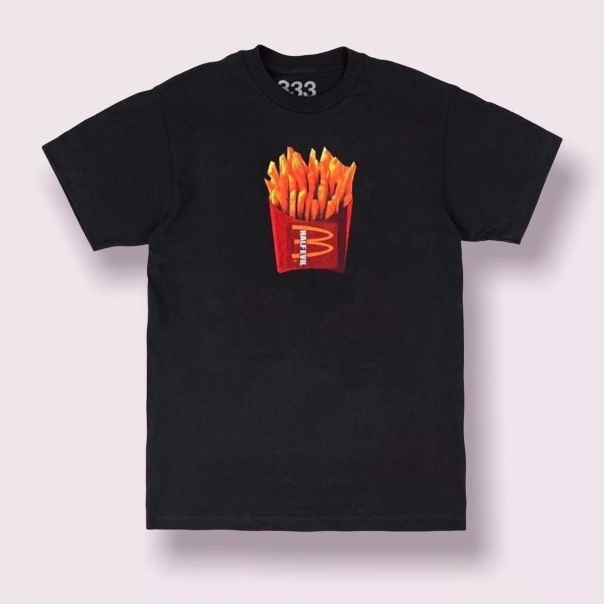 Half Evil Short Sleeve T Shirts Half Evil® French Fucked Fries Tee Black