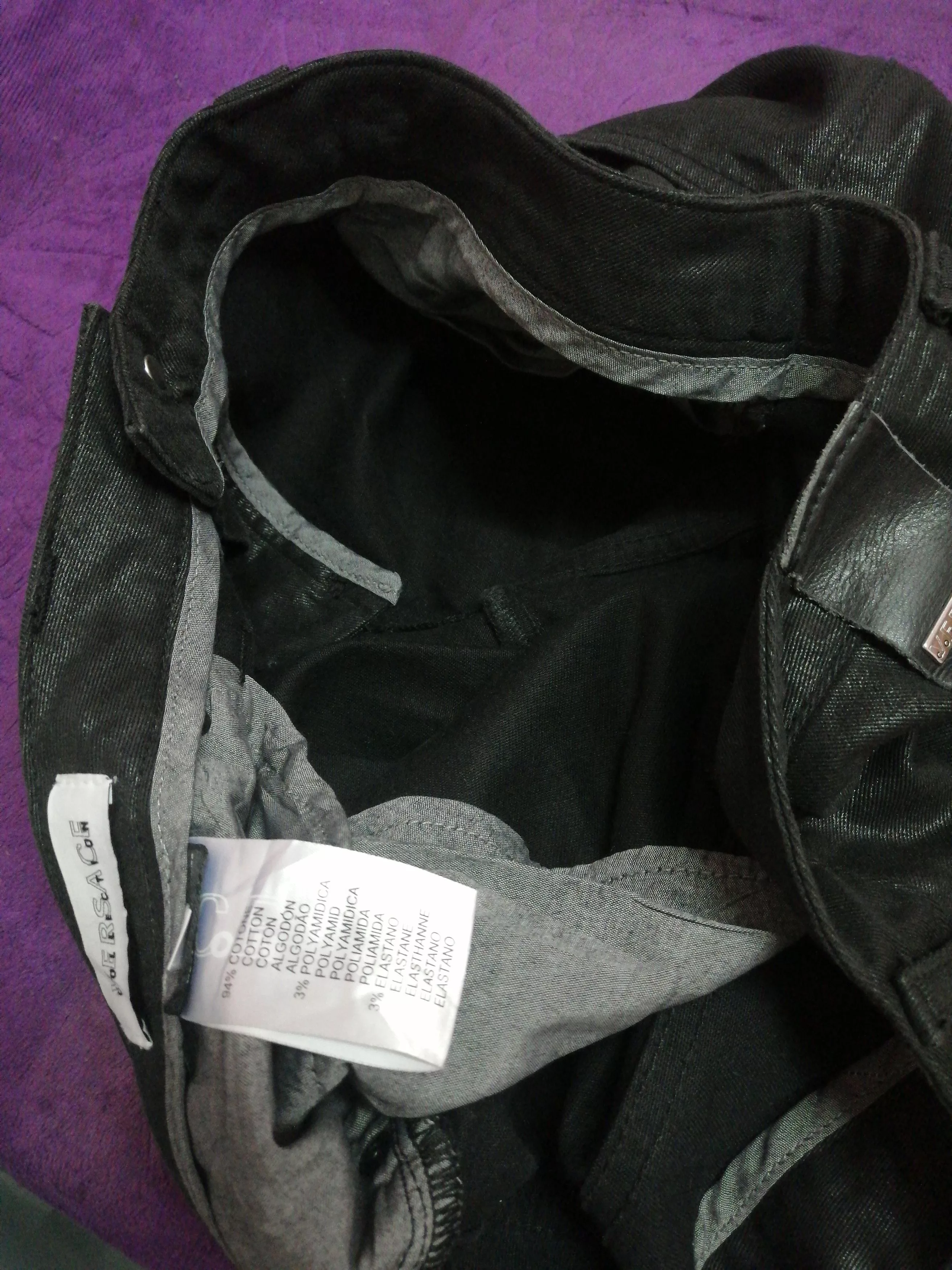 Versace Denim Versace Jeans Collection Stretch Denime Black