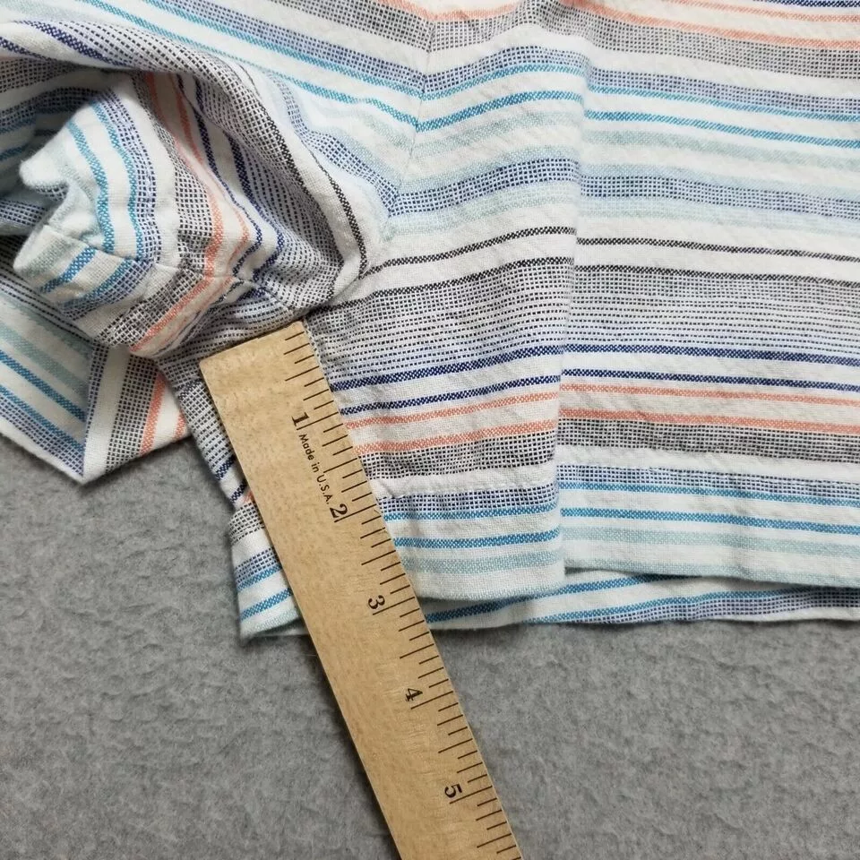 Gap Shorts Womens 0 Striped Chino Casual Lightweight Multi