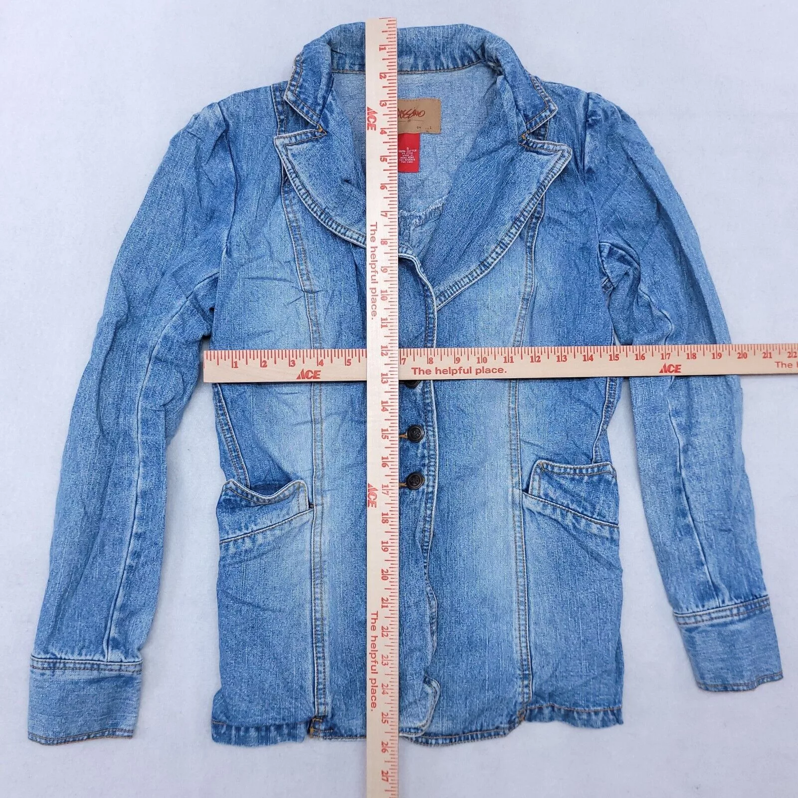 Mossimo Jackets Mossimo Casual Button Denim Jean Jacket Womens Size S Blue