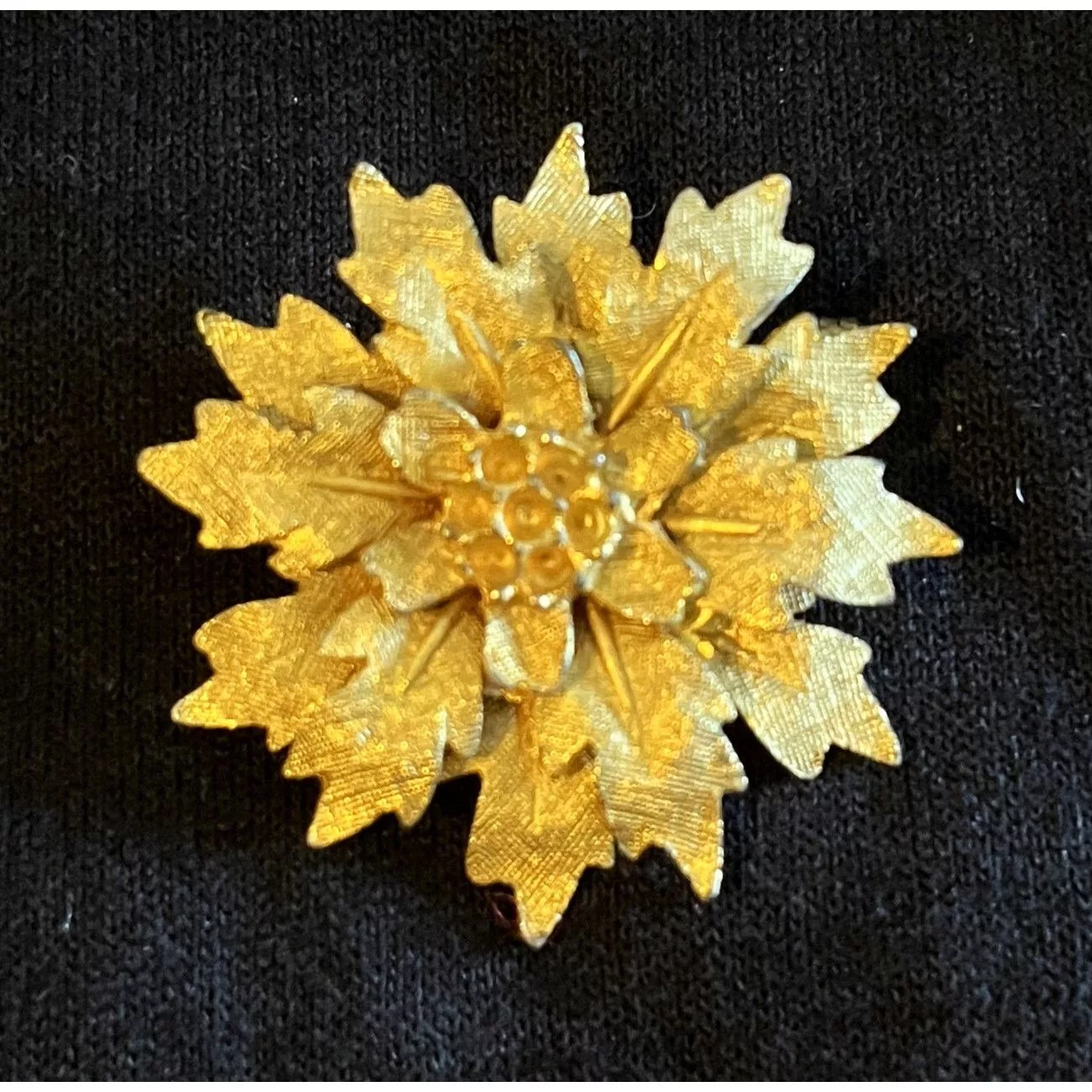 Other Brooches Other Vintage Benedikt NY Gold Tone Poinsettia Pin Brooch