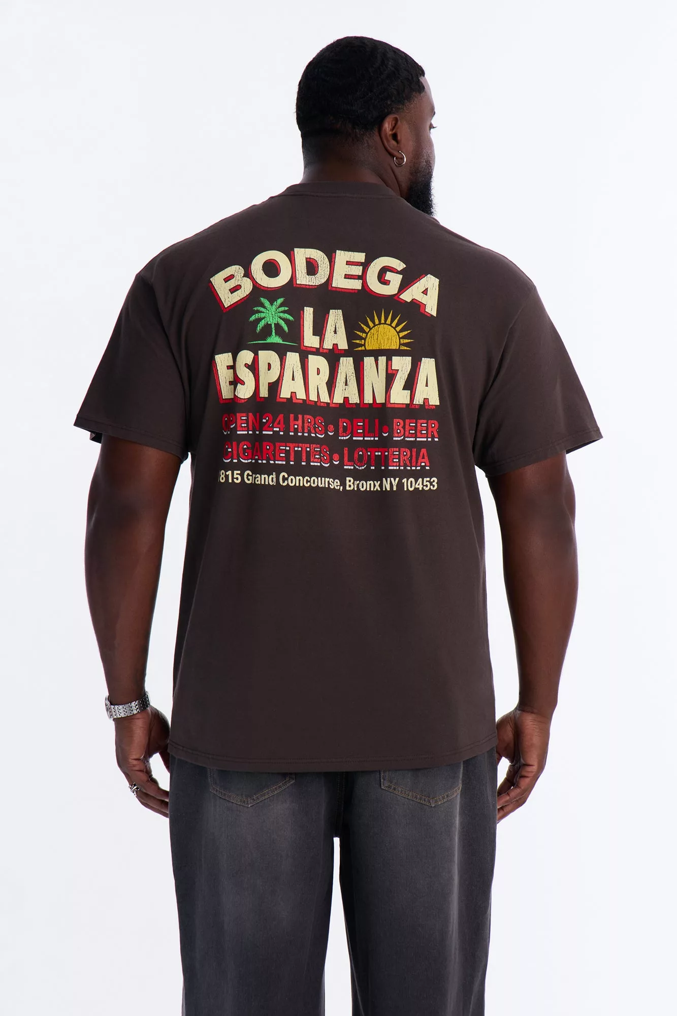 Bodega La Esperanza Short Sleeve Tee - Brown