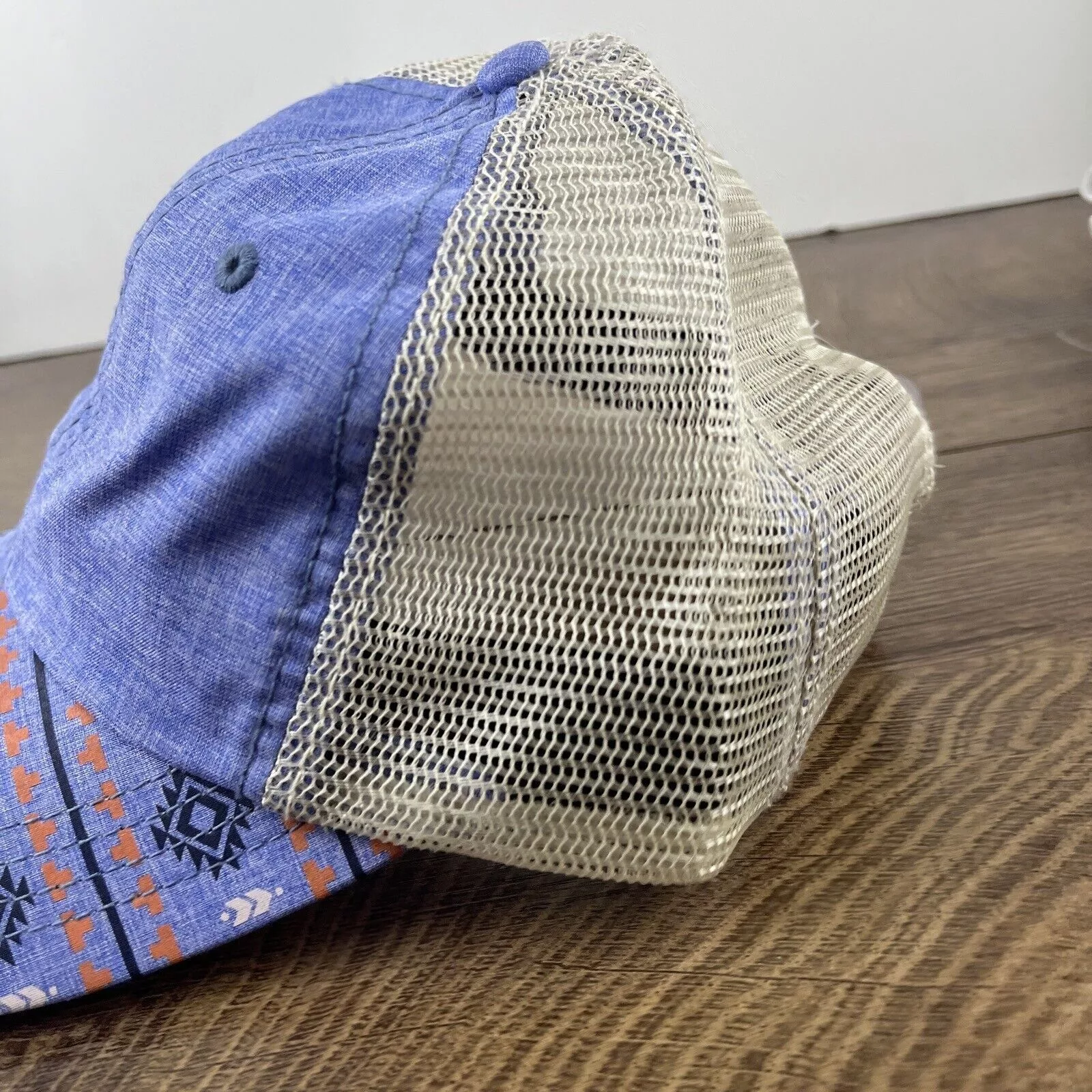 Other Hats Other Aztec Blue Hat Blue Hat Adjustable Adult Size Hat Blue Cap