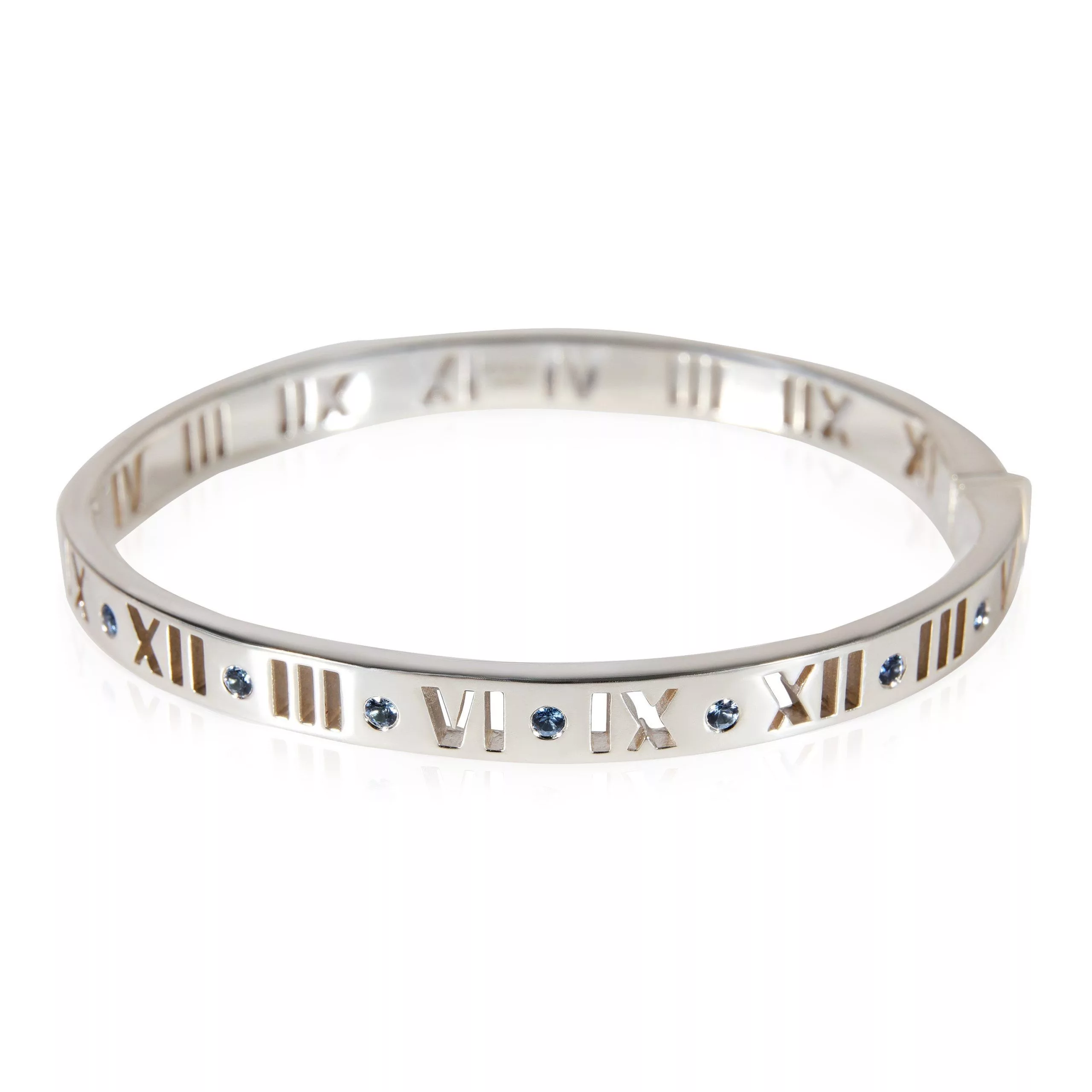 Tiffany & Co. Rings Tiffany & Co. Atlas Sapphire Bangle in Sterling Silver