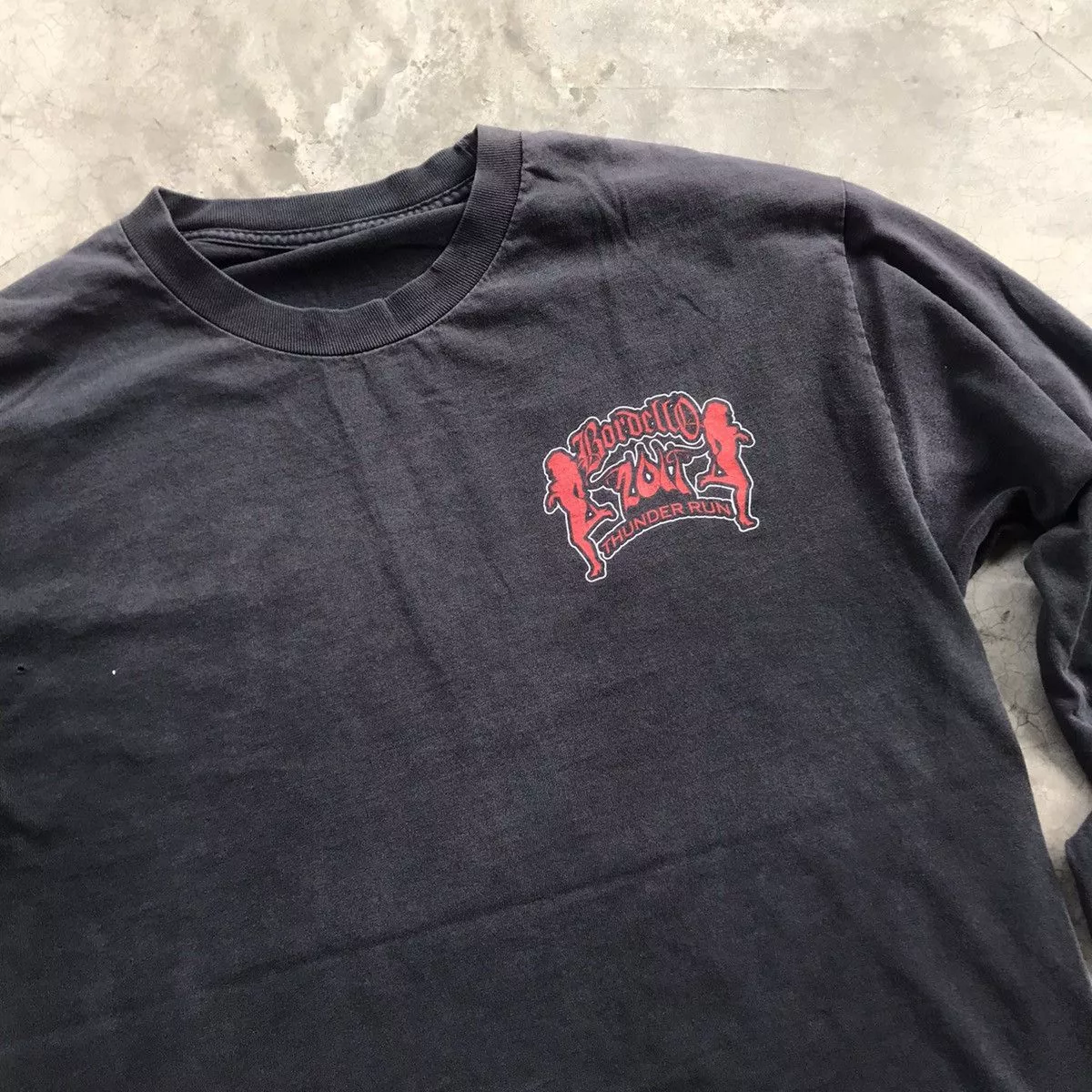 Harley Davidson Long Sleeve T Shirts Harley Davidson × Vintage HARLEY DAVIDSON L/S SEXY LADIES VERY RARE TEE Black