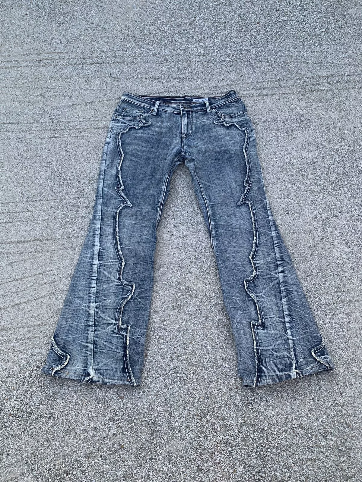 semanticdesign Denim semanticdesign 💥Flared💥Semantic Design Nice Design Jeans Pants Blue Vintage