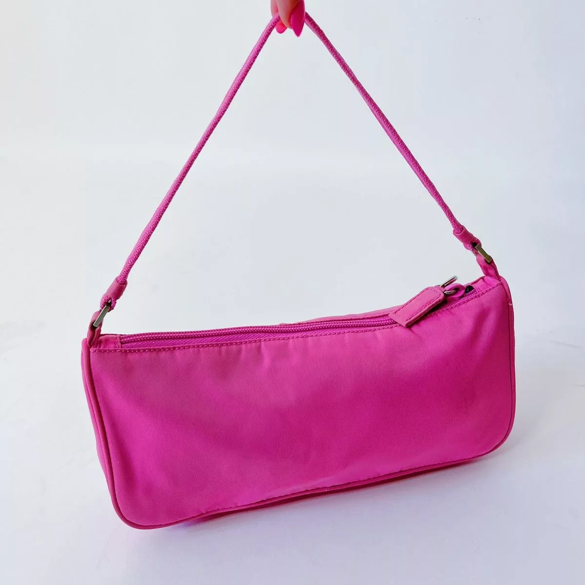 Prada Bags Luggage PRADA PINK NYLON BAG