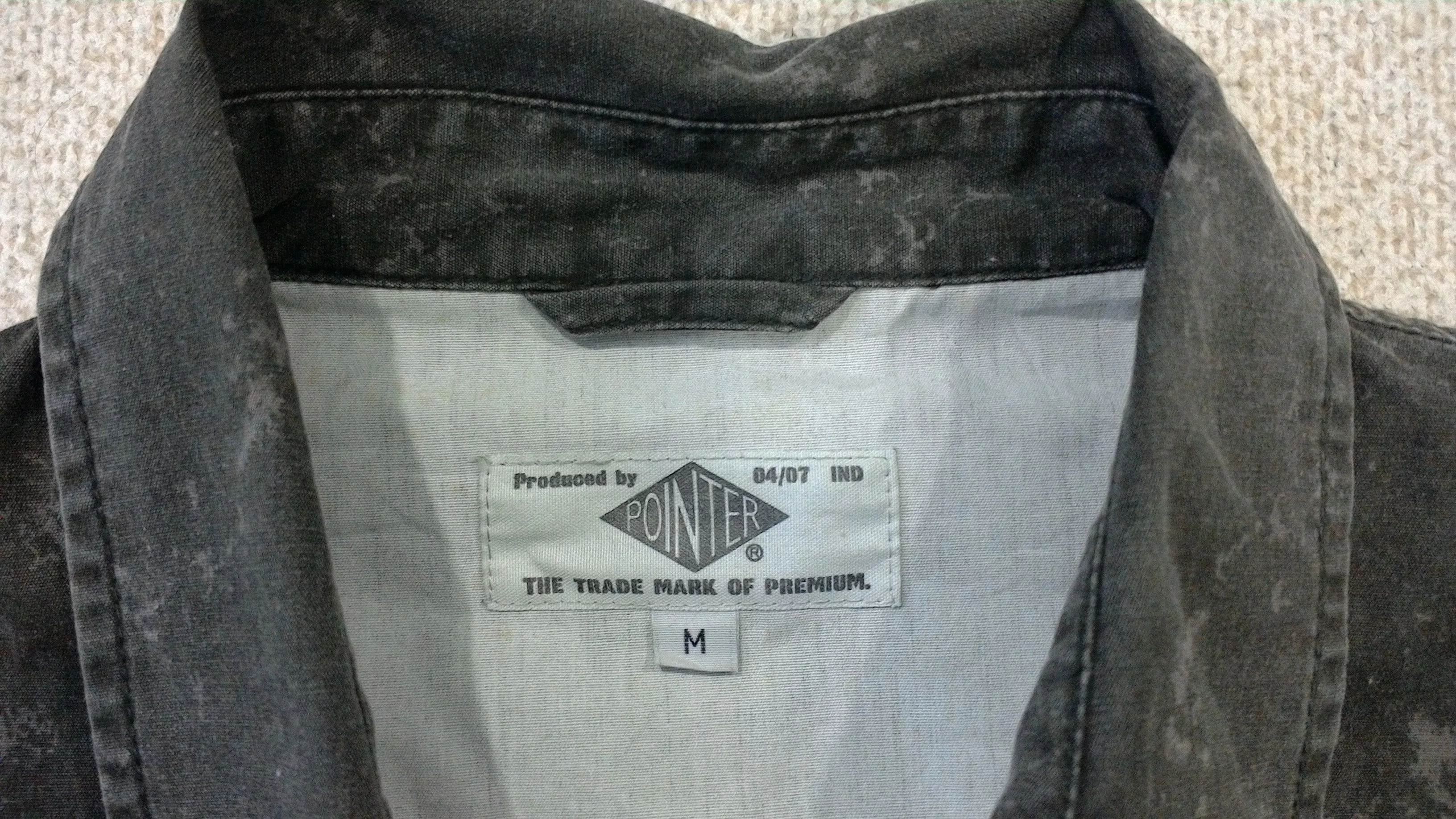 Japanese Brand Light Jackets Japanese Brand × Pointer Pointer Three Pocket Button Up Jacket Gray Streetwear