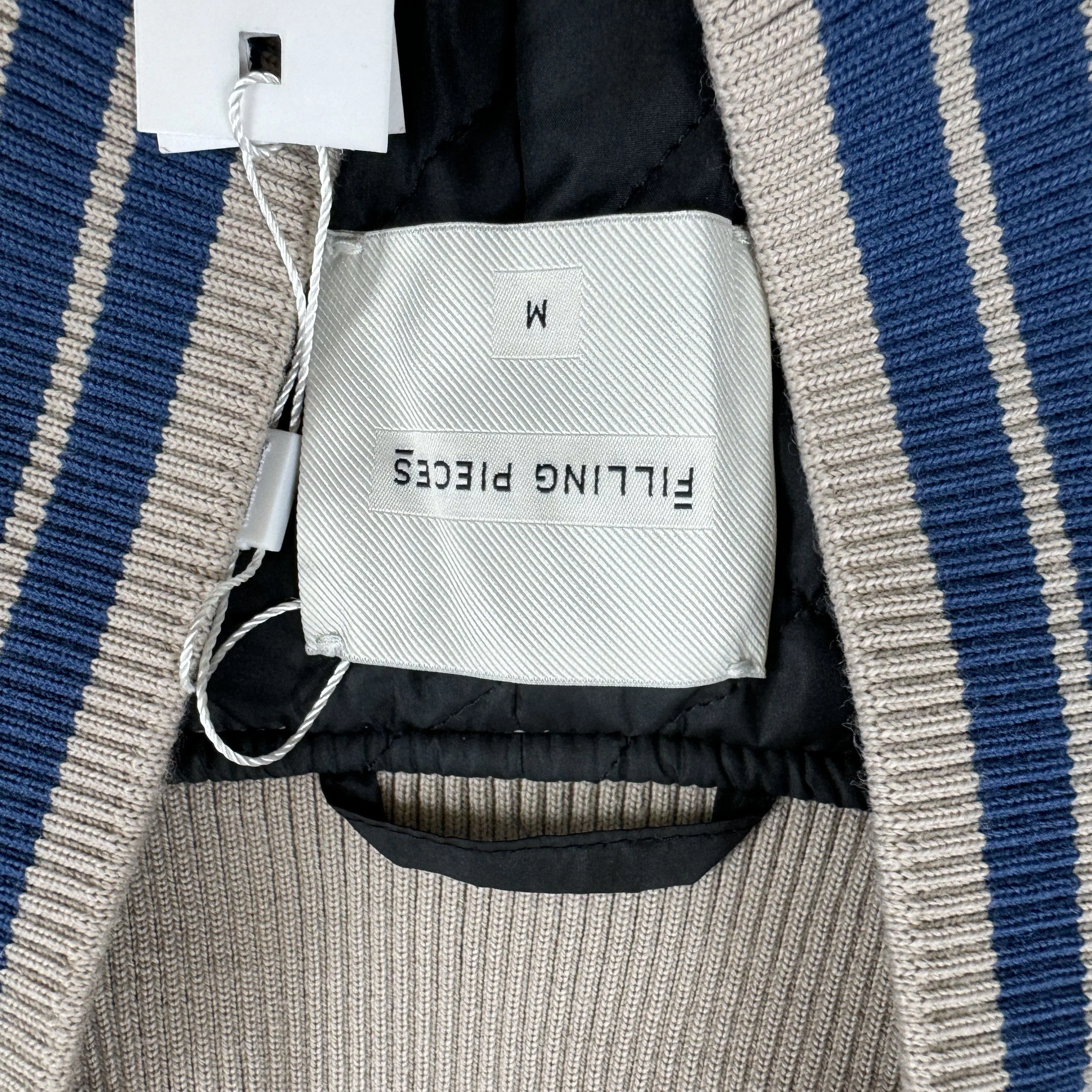 Filling Pieces Bombers NEW Filling Pieces Varsity Jacket Beige