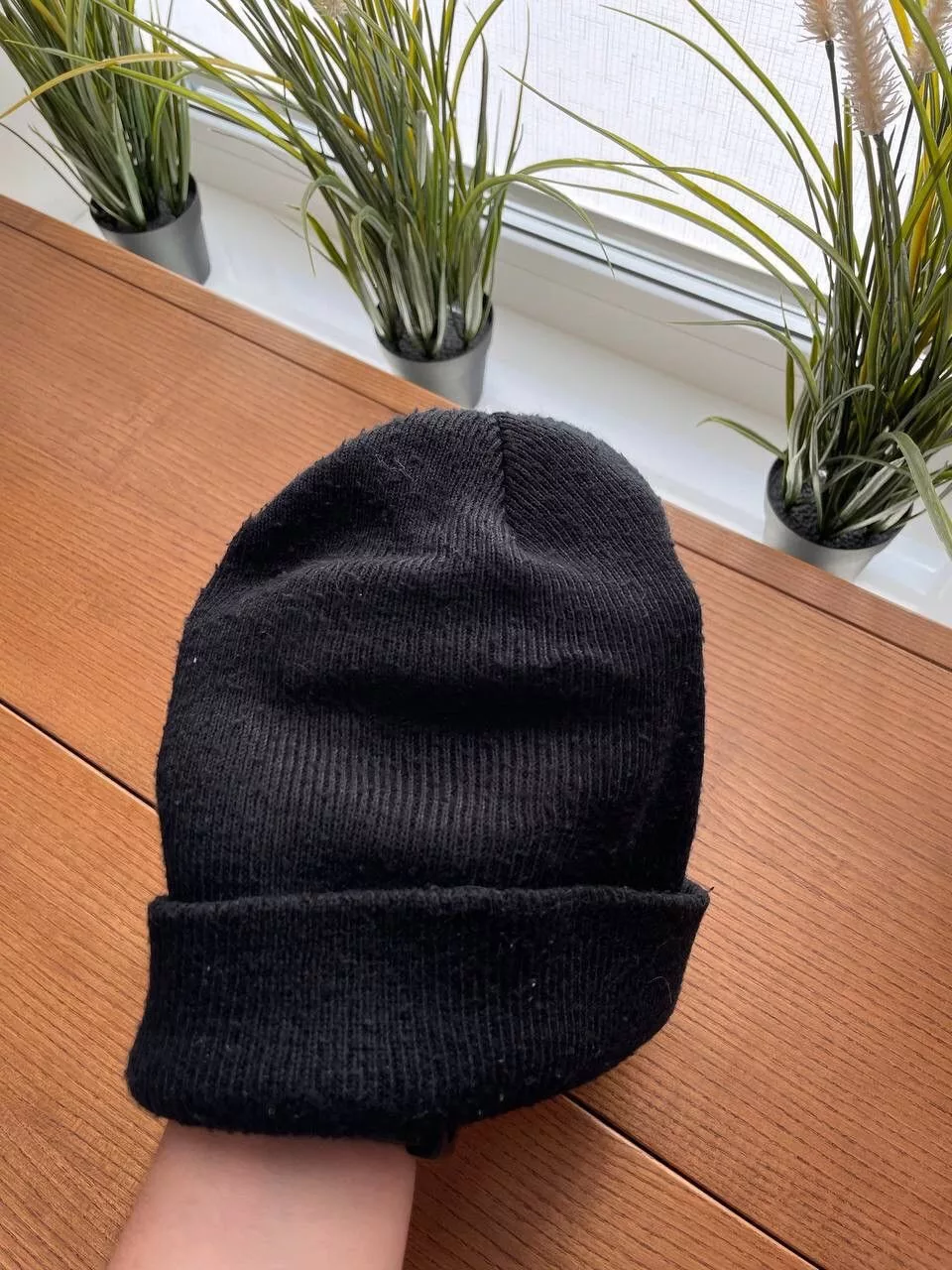 Nike Hats Nike × Vintage Vintage Nike Y2K 90’s Big Swoosh Logo Black Hat Beanie OS Streetwear