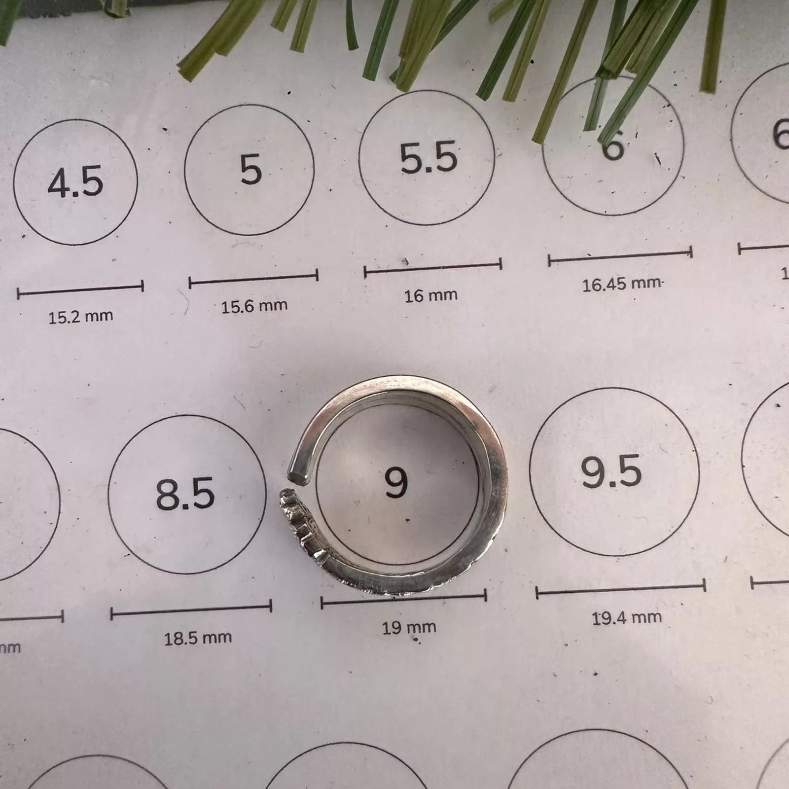 Handmade Rings Handmade Ring size 9 Silver