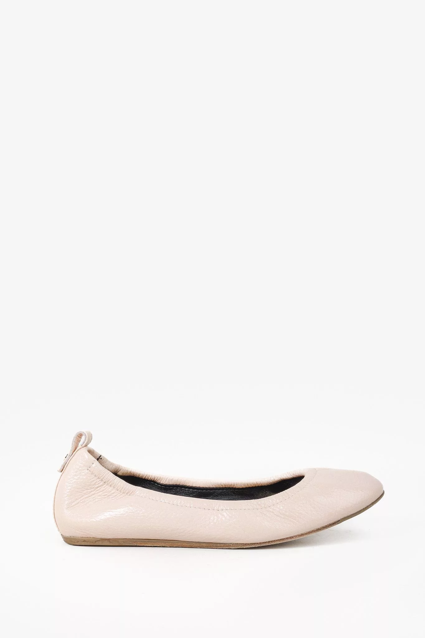 Lanvin Flats Lanvin Ballerine Classique Pink Deerskin Ballet Flats