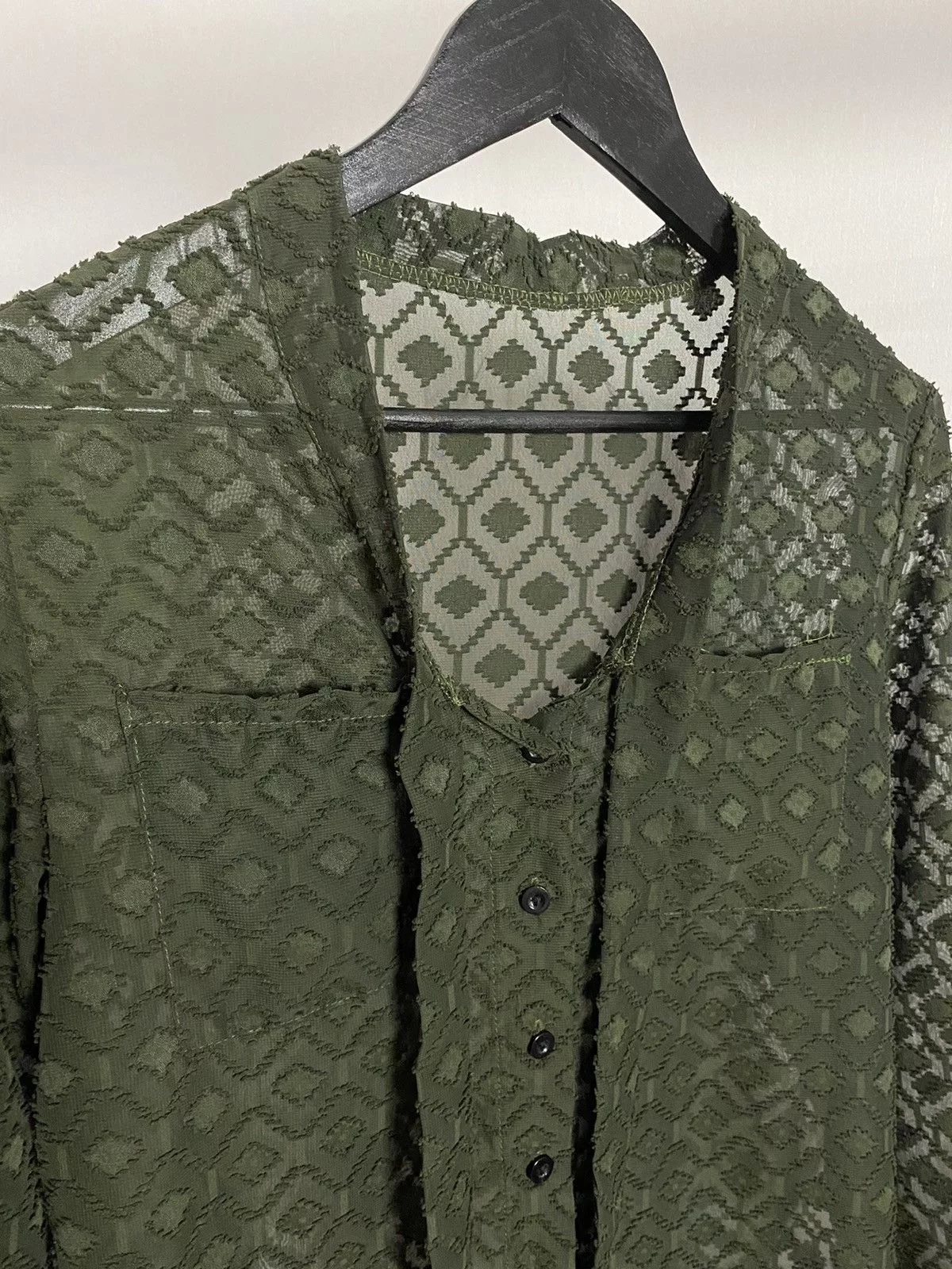 Japanese Brand Sweaters Knitwear Japanese Brand × Vintage Vintage Mesh Long Sleeve Sweater Brown Avant-Garde