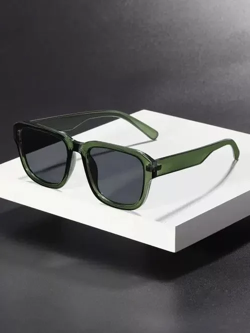 Electric Visual Glasses Electric Visual Retro Punk Kurt Cobain Style Sunglasses Square Frame Fashion Green Vintage