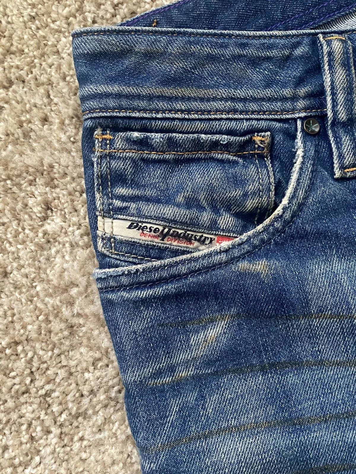 Diesel Denim Diesel flared blue denim
