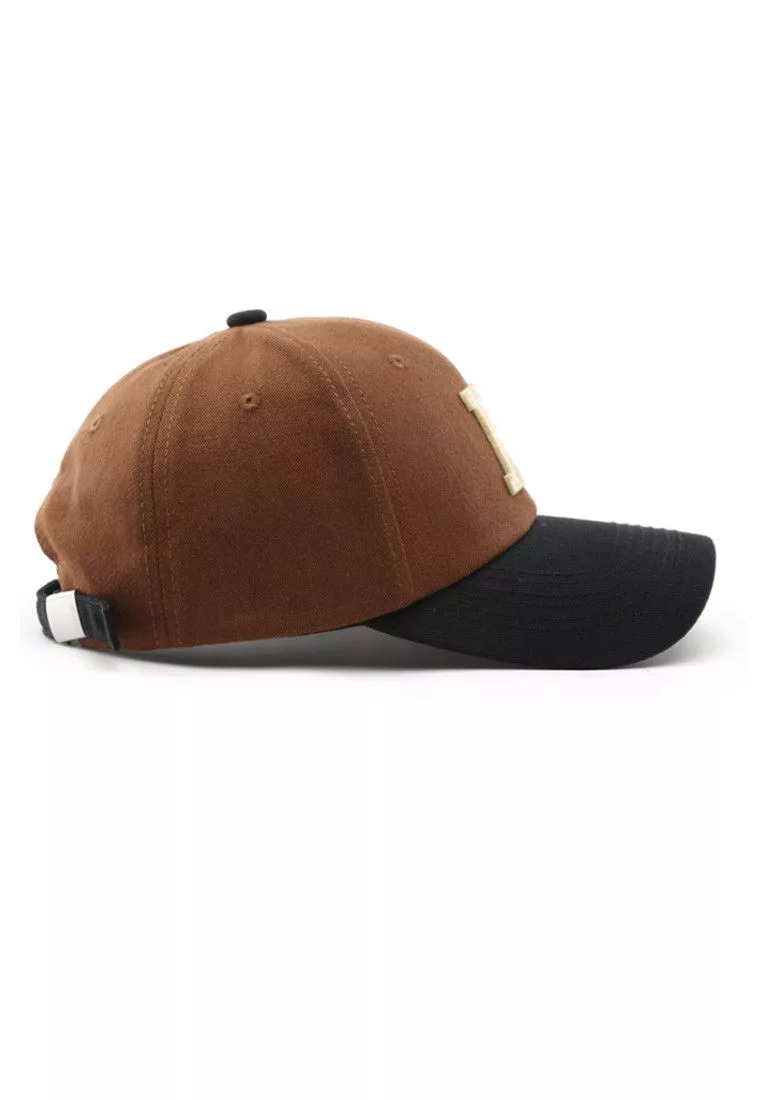 Other Hats Other Letter H Brown and Black Adjustable Baseball Cap