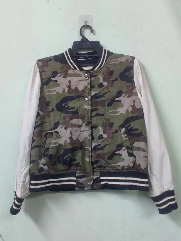 Other Bombers Other Varsity Camouflaged Olive des Olive Multi Vintage