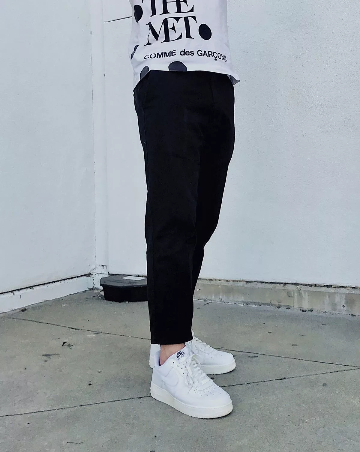Comme des Garcons Homme Cropped Pants Comme des Garcons Homme AD2019 Comme Des Garçons Homme Trouser Black
