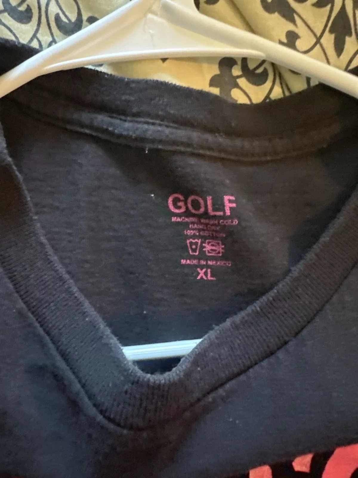 Golf Wang Short Sleeve T Shirts Golf wang Tee Black Streetwear