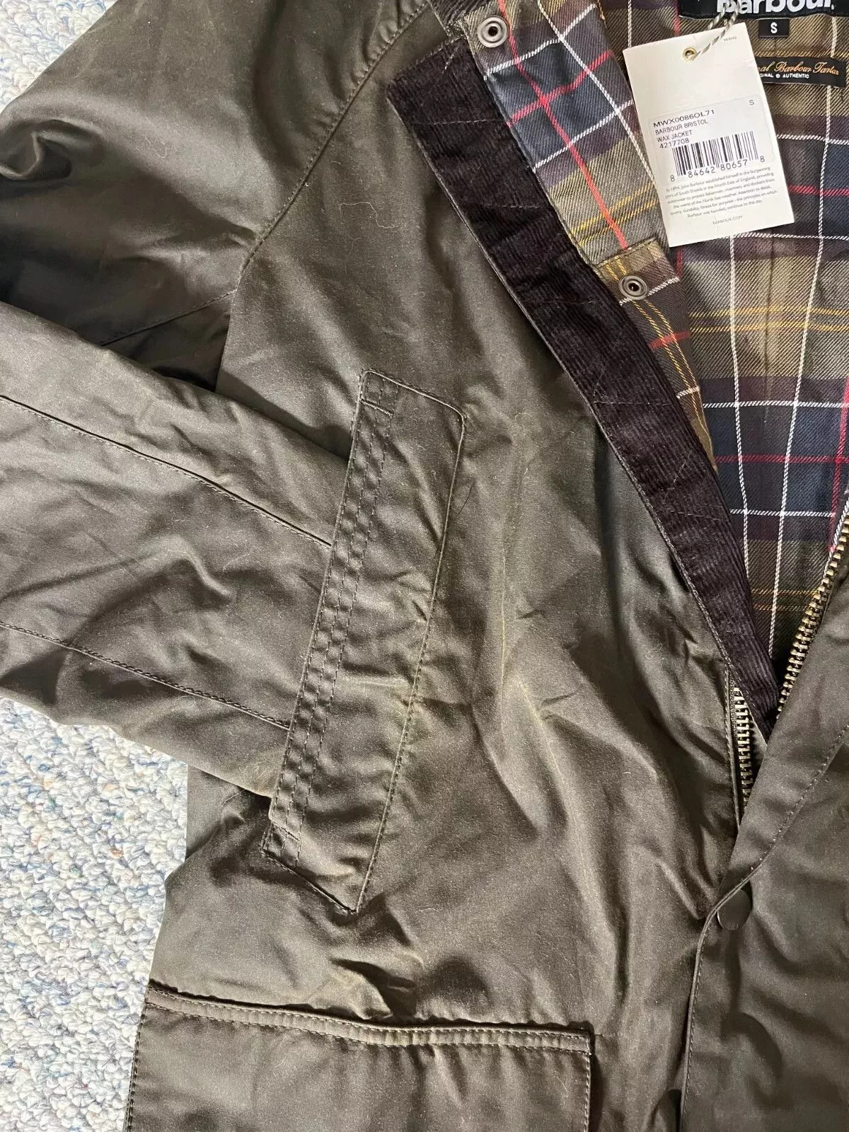 Barbour Light Jackets Barbour Classic Durham Wax Jacket Green