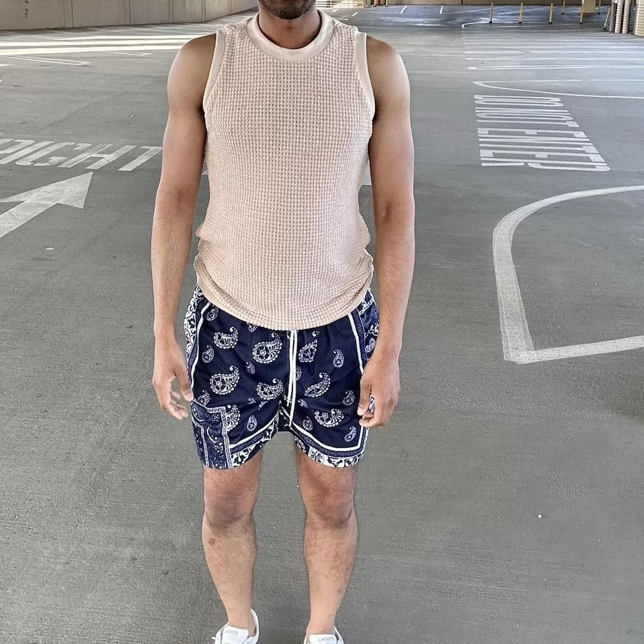 Other Shorts Other Blue Bandana Shorts