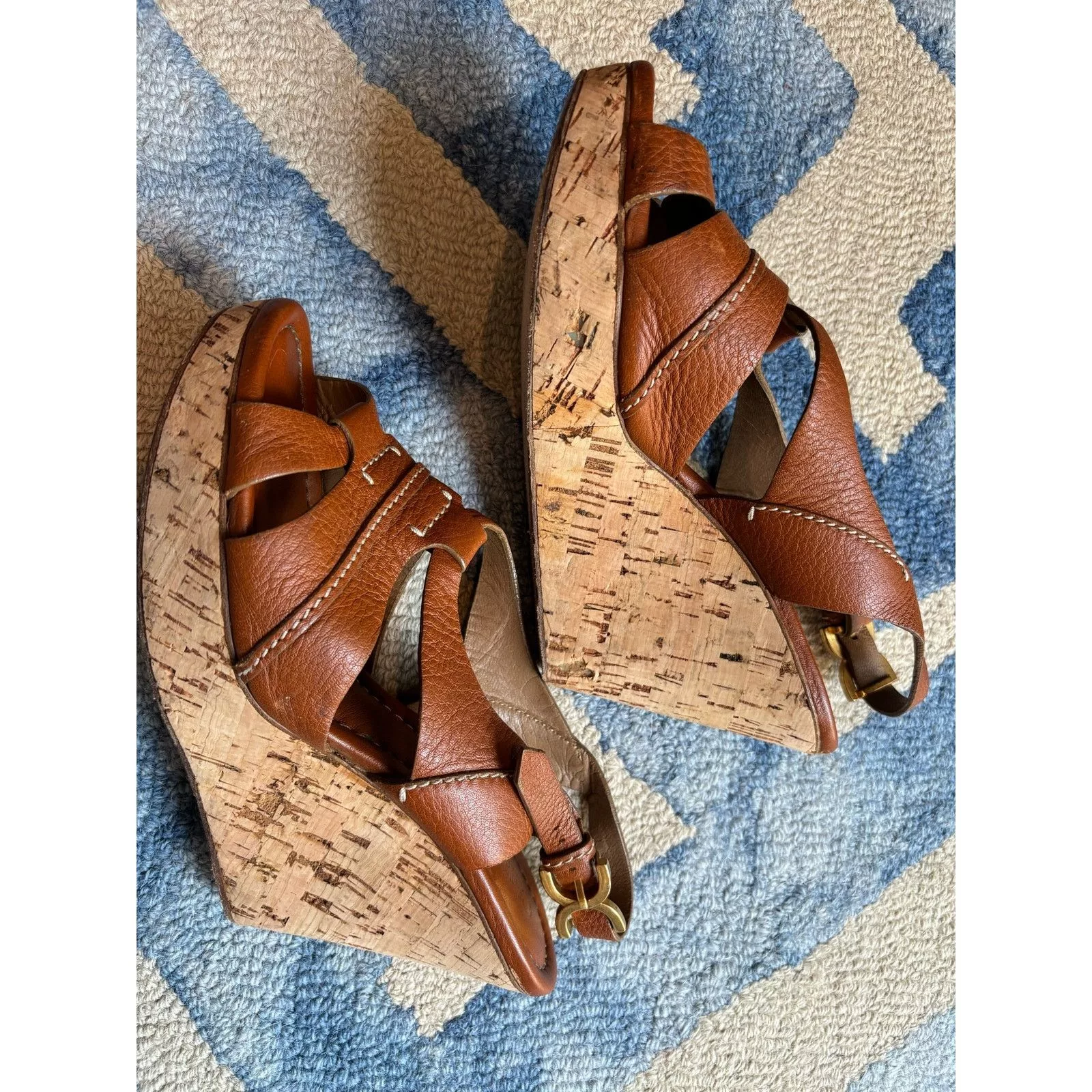Chloe Heels Chloe brown wedge sandals