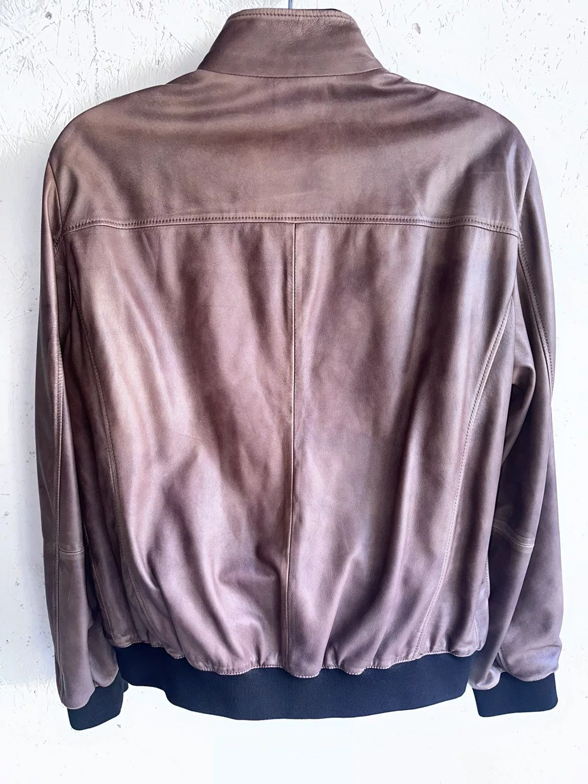 Hogan Leather Jackets Hogan Leather Jacket Brown