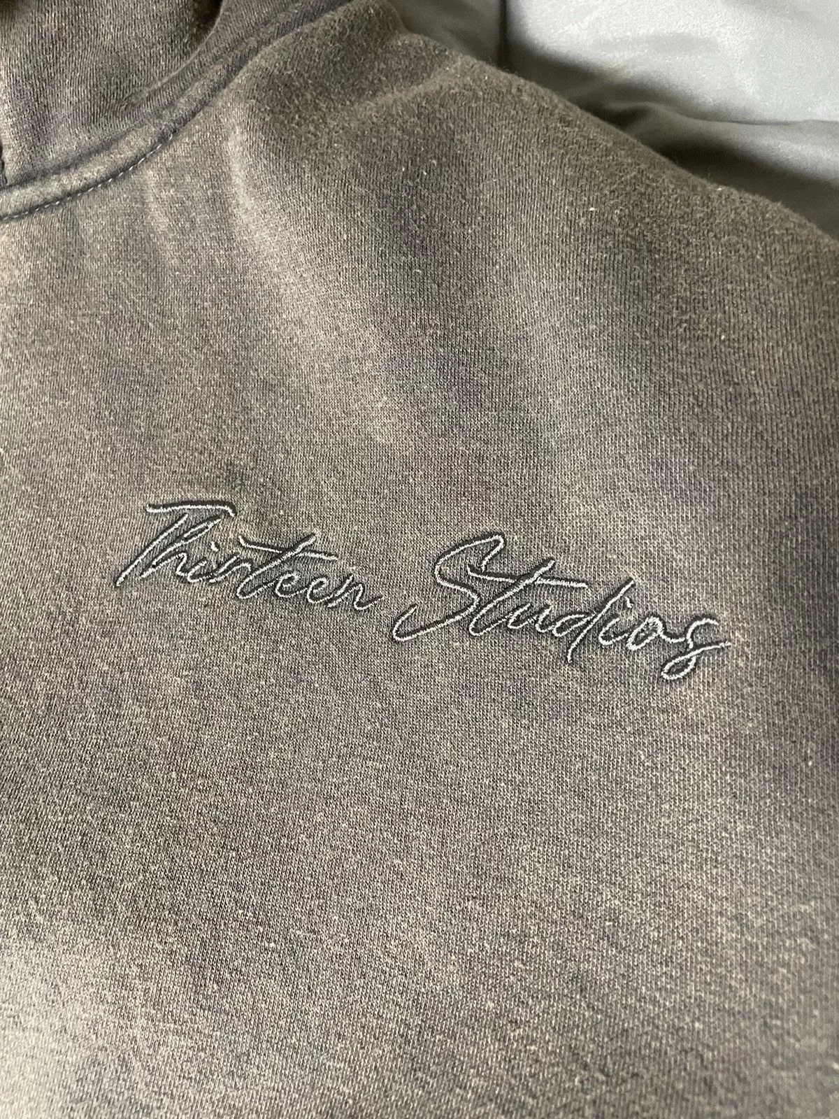 Thirteen Studios Sweatshirts Hoodies RARE THIRTEEN STUDIOS DOULBE SIDED HOODIE Brown Streetwear