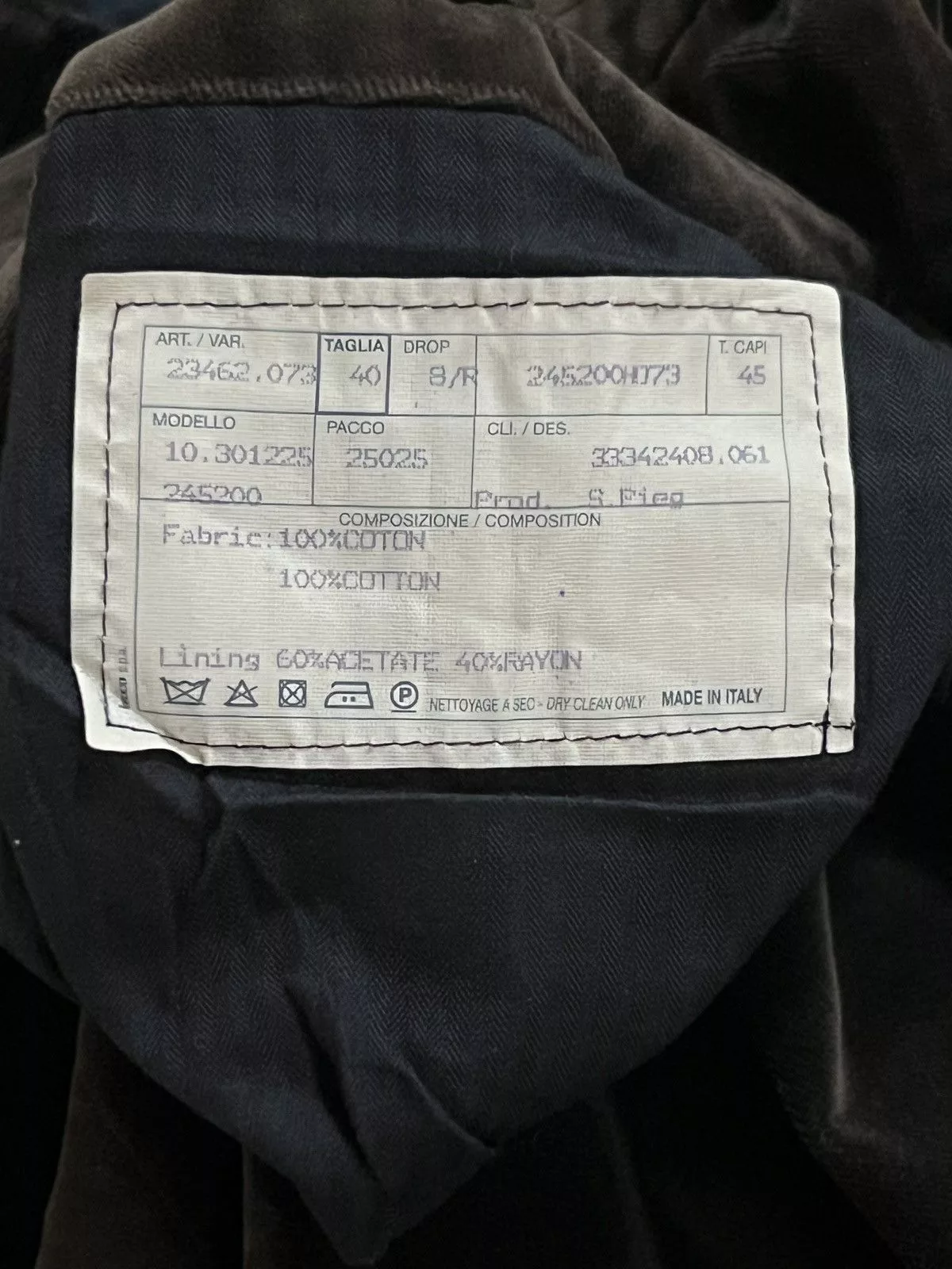 Hermes Casual Pants Hermes velvet trousers Brown