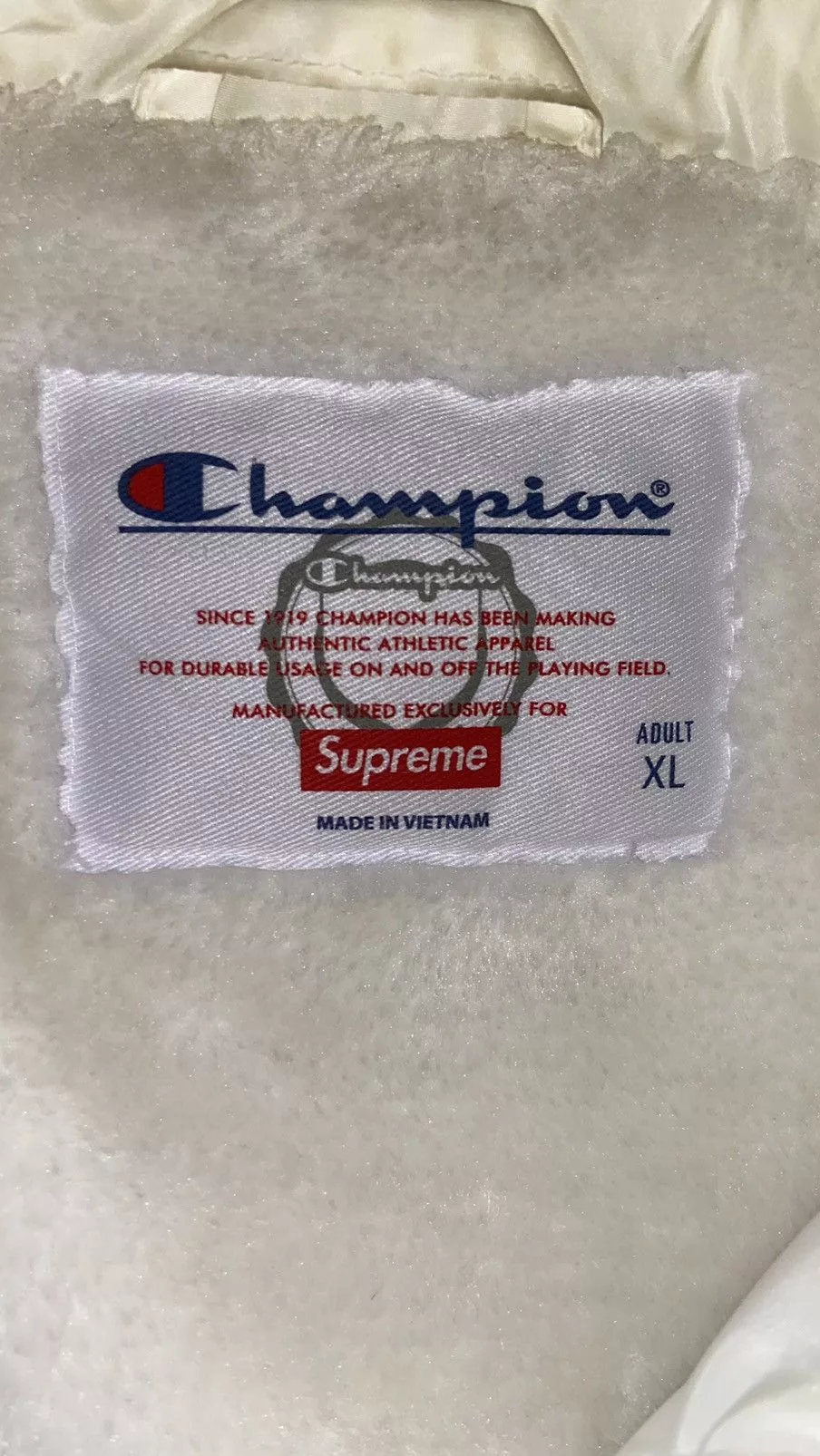 Champion Light Jackets Champion × Supreme Coaches Jacket White