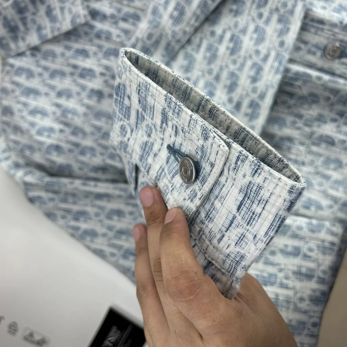 Dior Shirts Button Ups Dior oblique shirt Blue