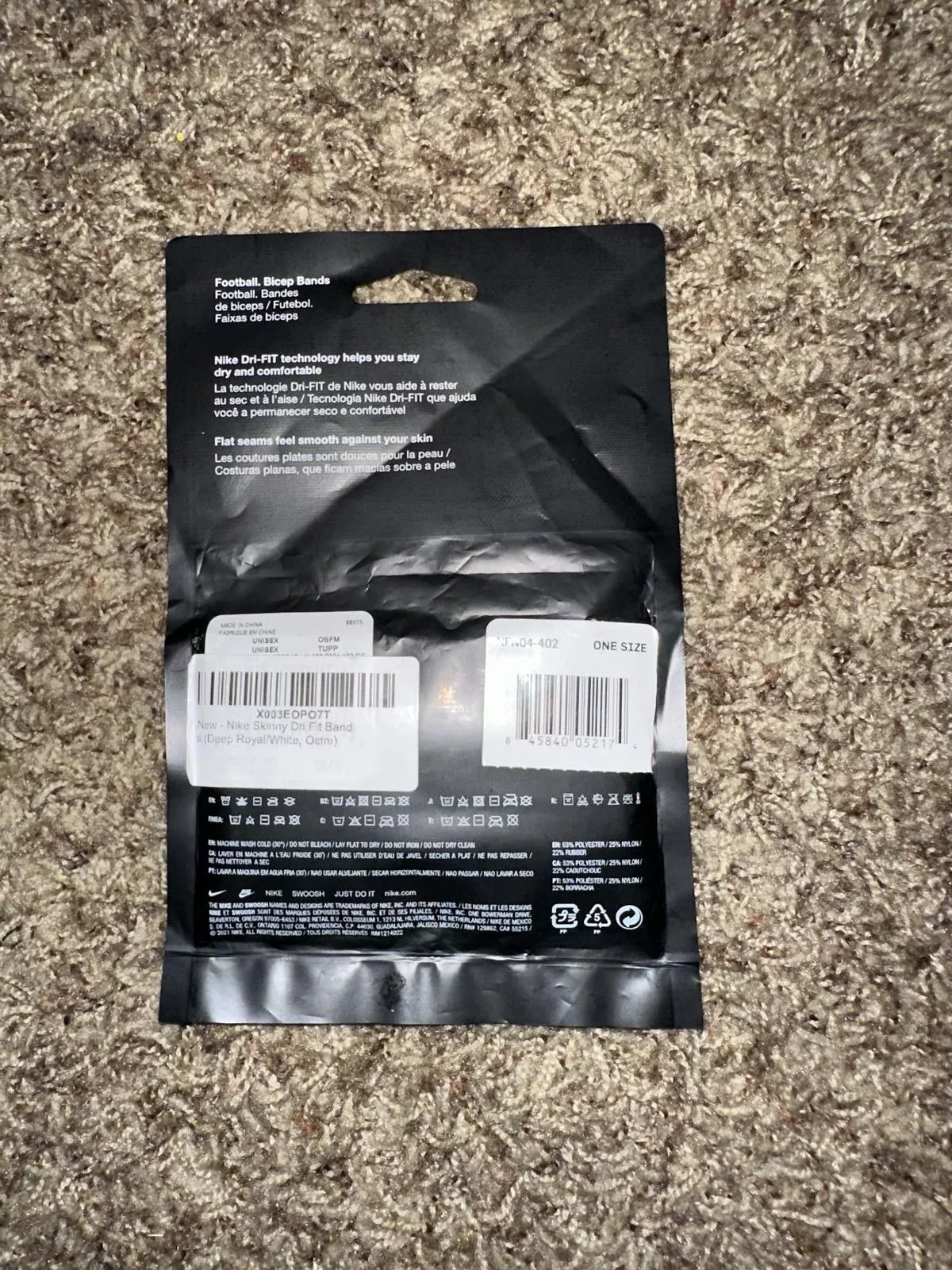 Nike Miscellaneous Nike Dri-Fit Bicep Bands Blue