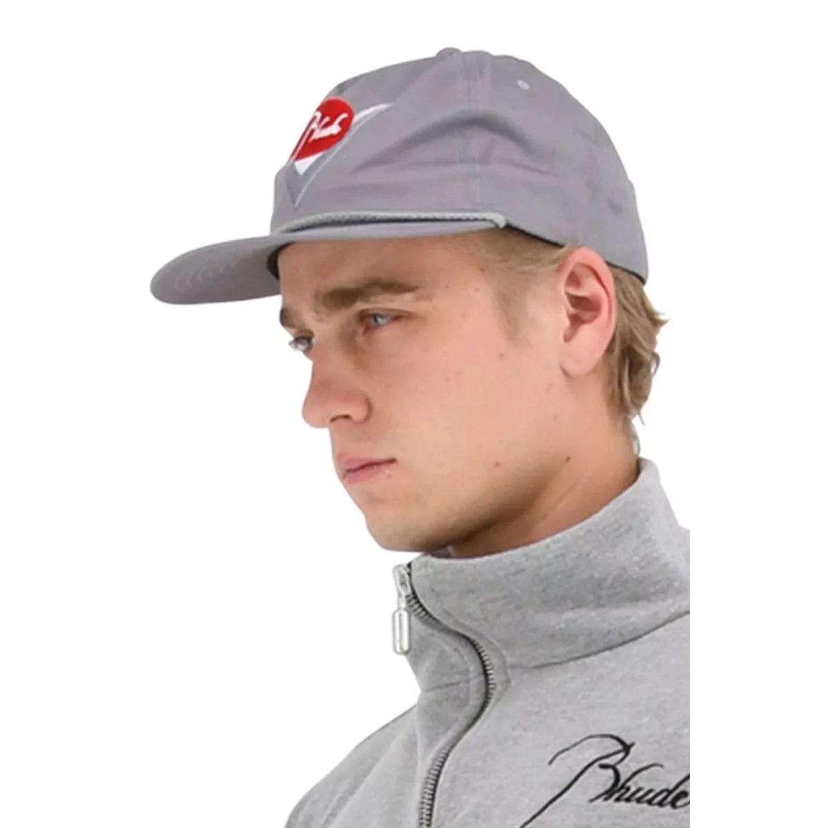 Rhude Hats RHUDE CLASSIC HAT GREY. ONE SIZE Gray