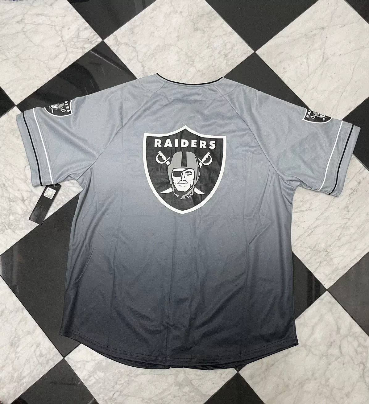 NFL Jerseys NFL 🔥 Raiders Jersey Gray