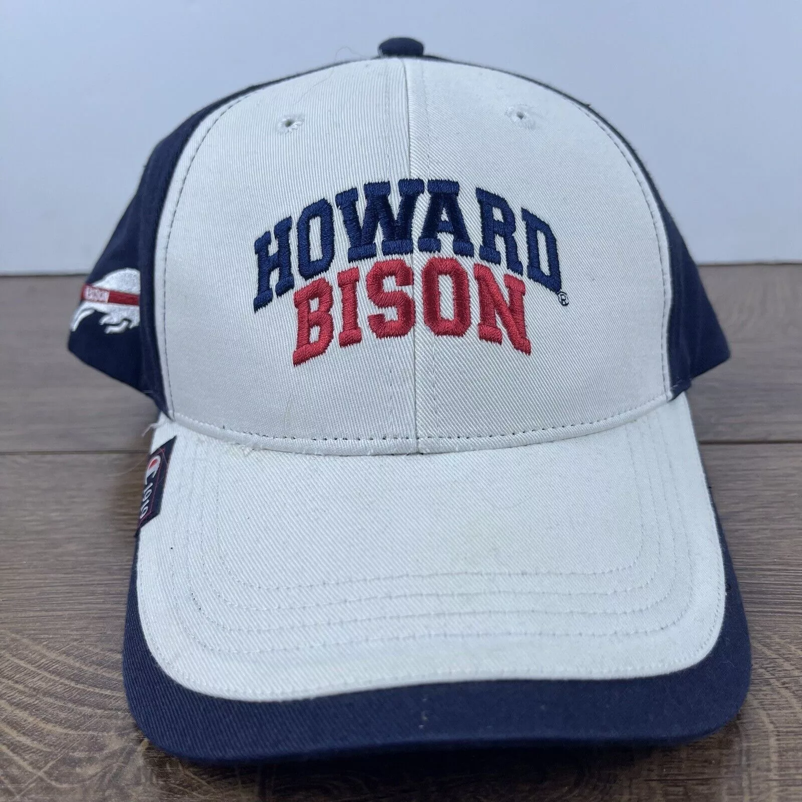 Champion Hats Champion Howard Bison Hat Bison Howard Hat White Adjustable Hat White