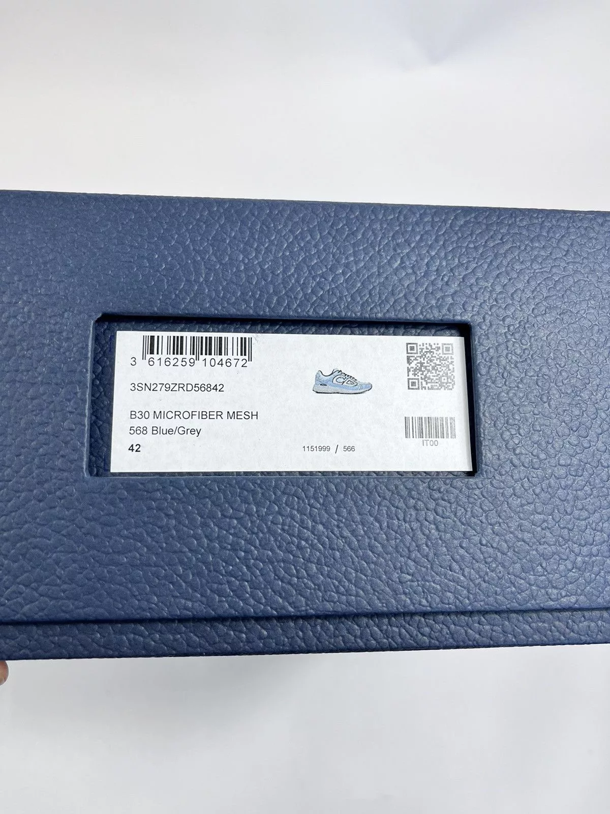 Dior Low Top Sneakers Dior B30 UNC BLUE CD RUNNER SNEAKERS