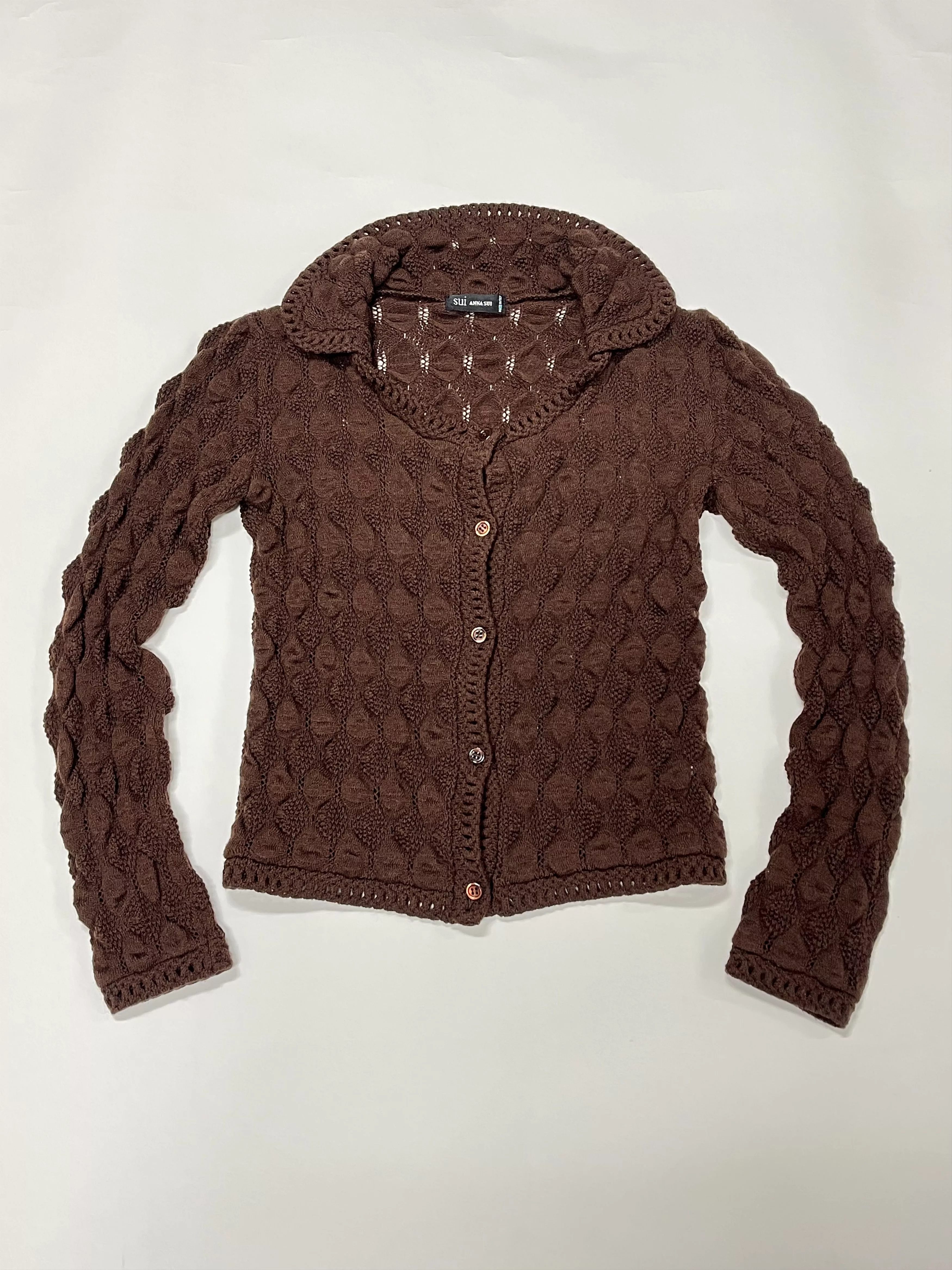Anna Sui Button Ups Anna Sui Cardigan Brown
