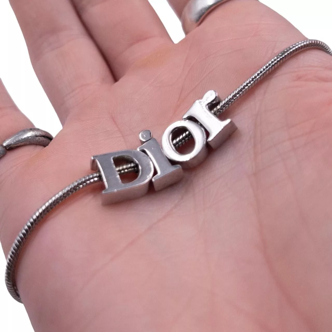 Dior Bracelets Vintage Dior Silver Charm Bracelet