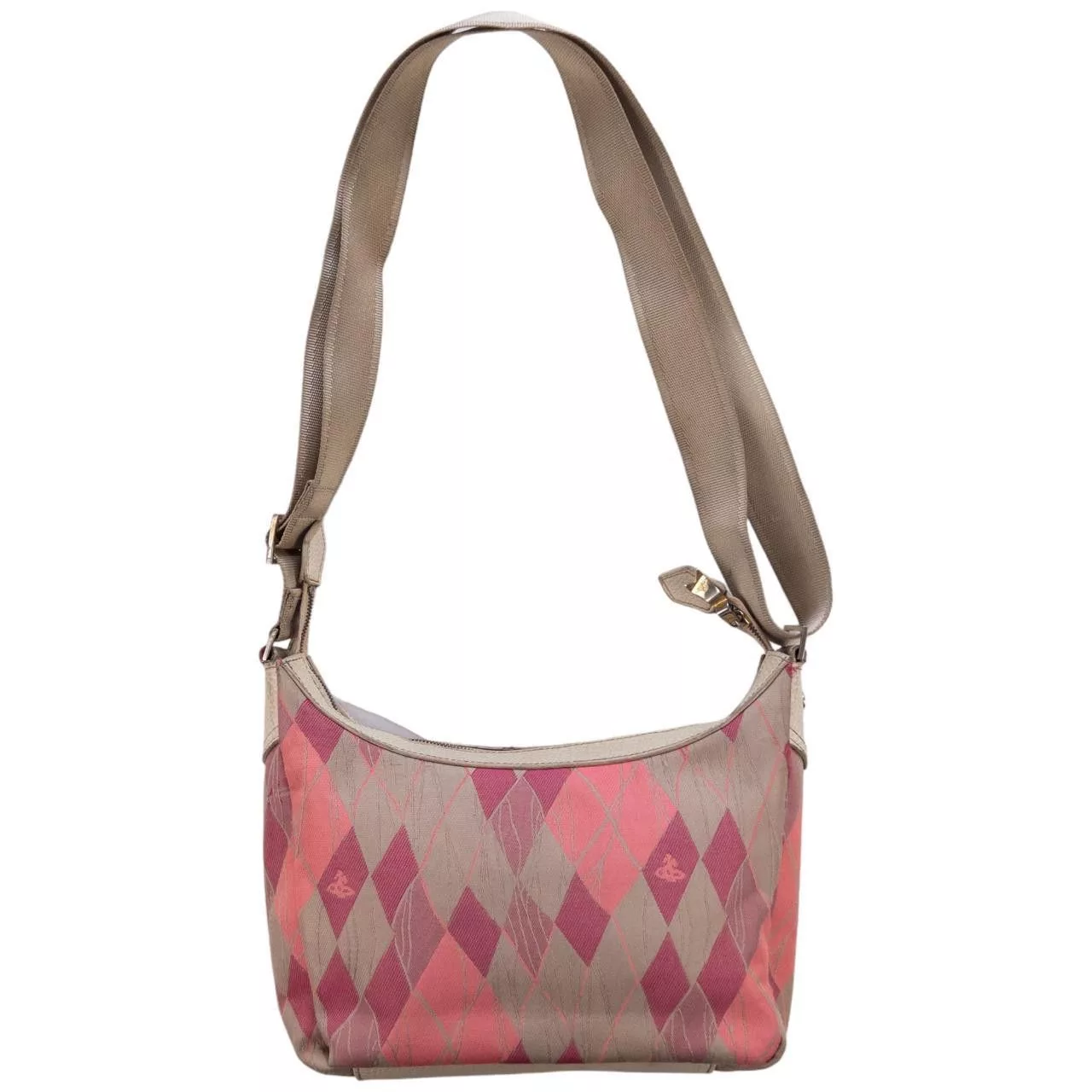 Vivienne Westwood Handle Bags Vintage Vivienne Westwood Pattern Shoulder Bag Pink