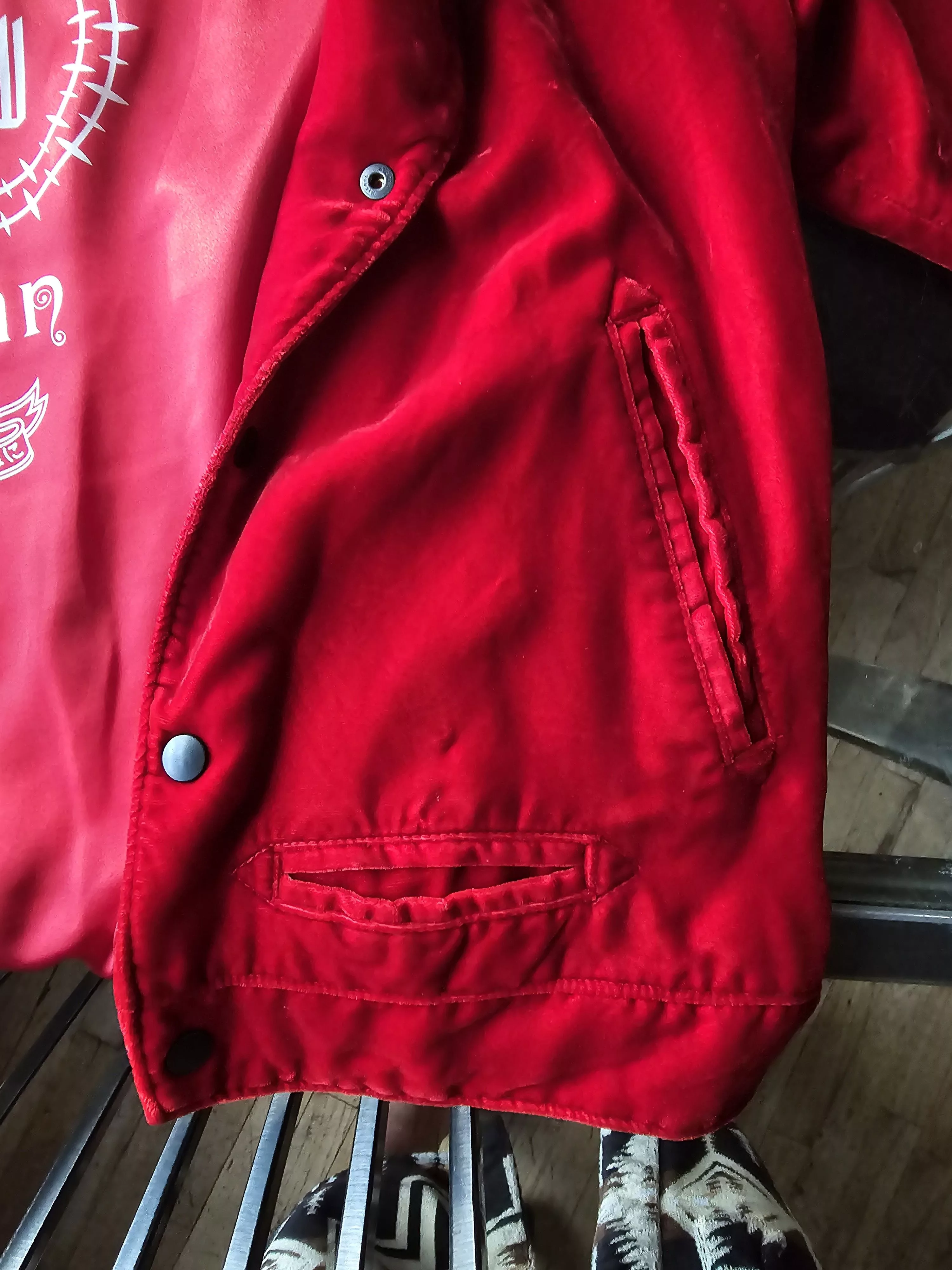 Blackmeans Light Jackets Blackmeans Red Velvet light track jacket Multi