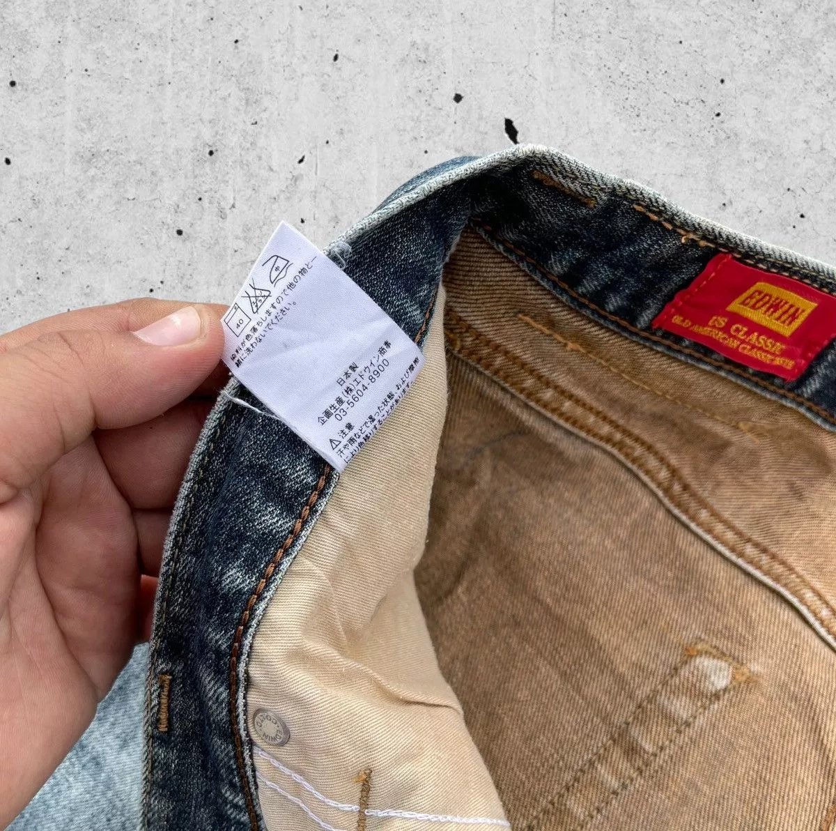 Edwin Denim Edwin × Japanese Brand 🔥Edwin Us Classic 603 Distressed Denim W31🔥 Blue