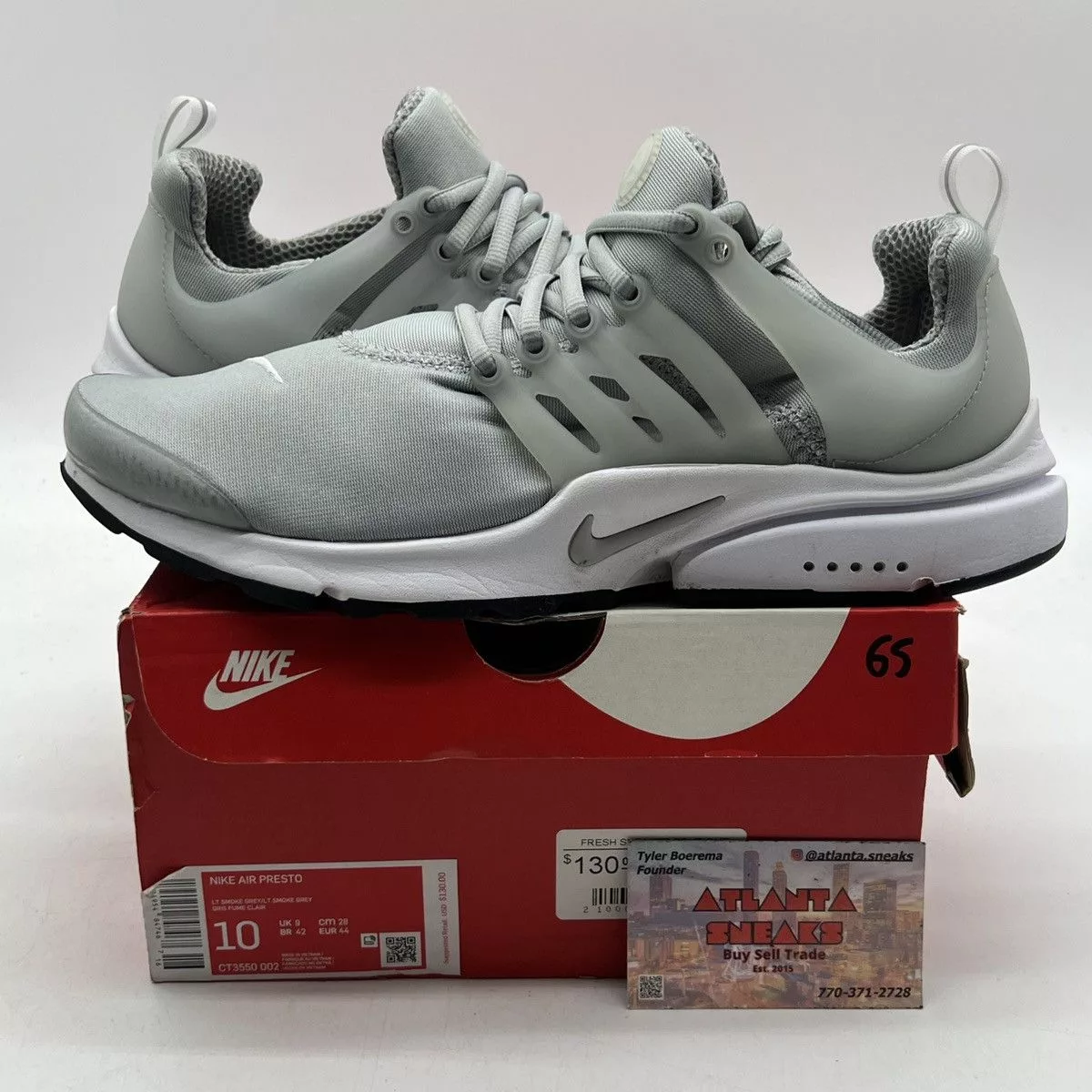 Nike Low Top Sneakers Nike Air presto light smoke grey Red