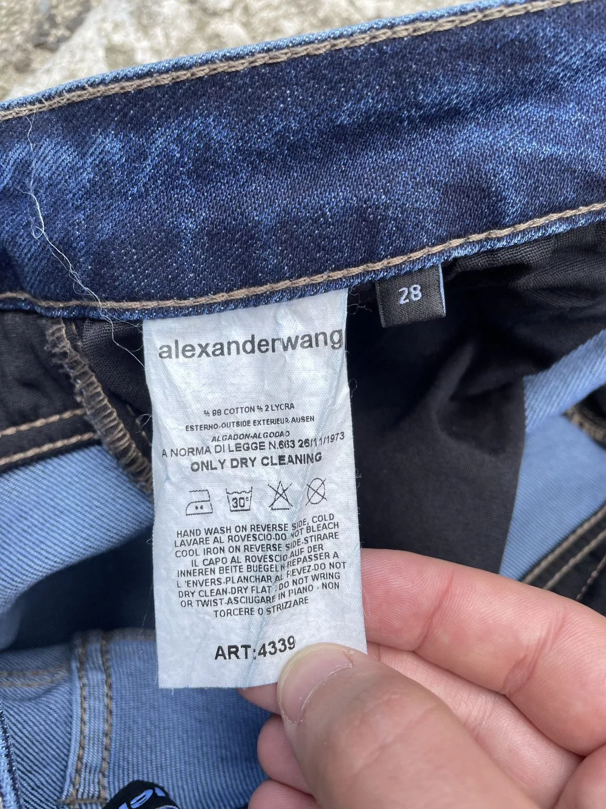 Alexander Wang Jeans Alexander Wang Denim Jeans Blue