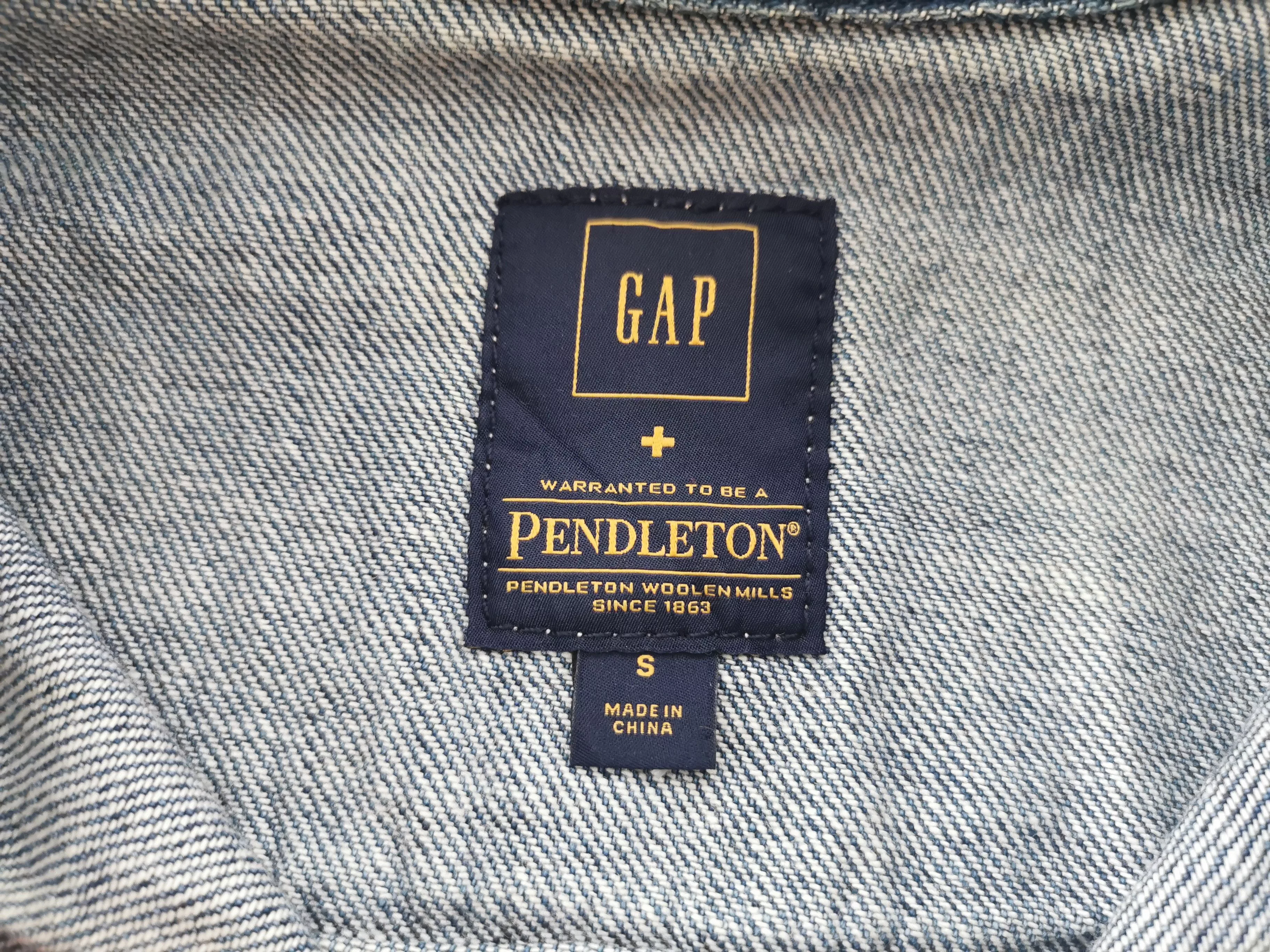 Gap Denim Jackets Gap × Pendleton GAP X Pendleton Denim Jacket Size S Blue