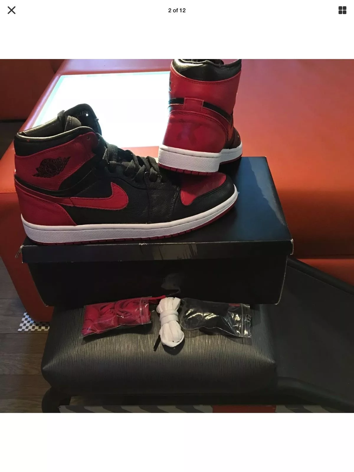 Nike Hi Top Sneakers Nike AIR JORDAN 1 Banned OG 2011 DS BNIB